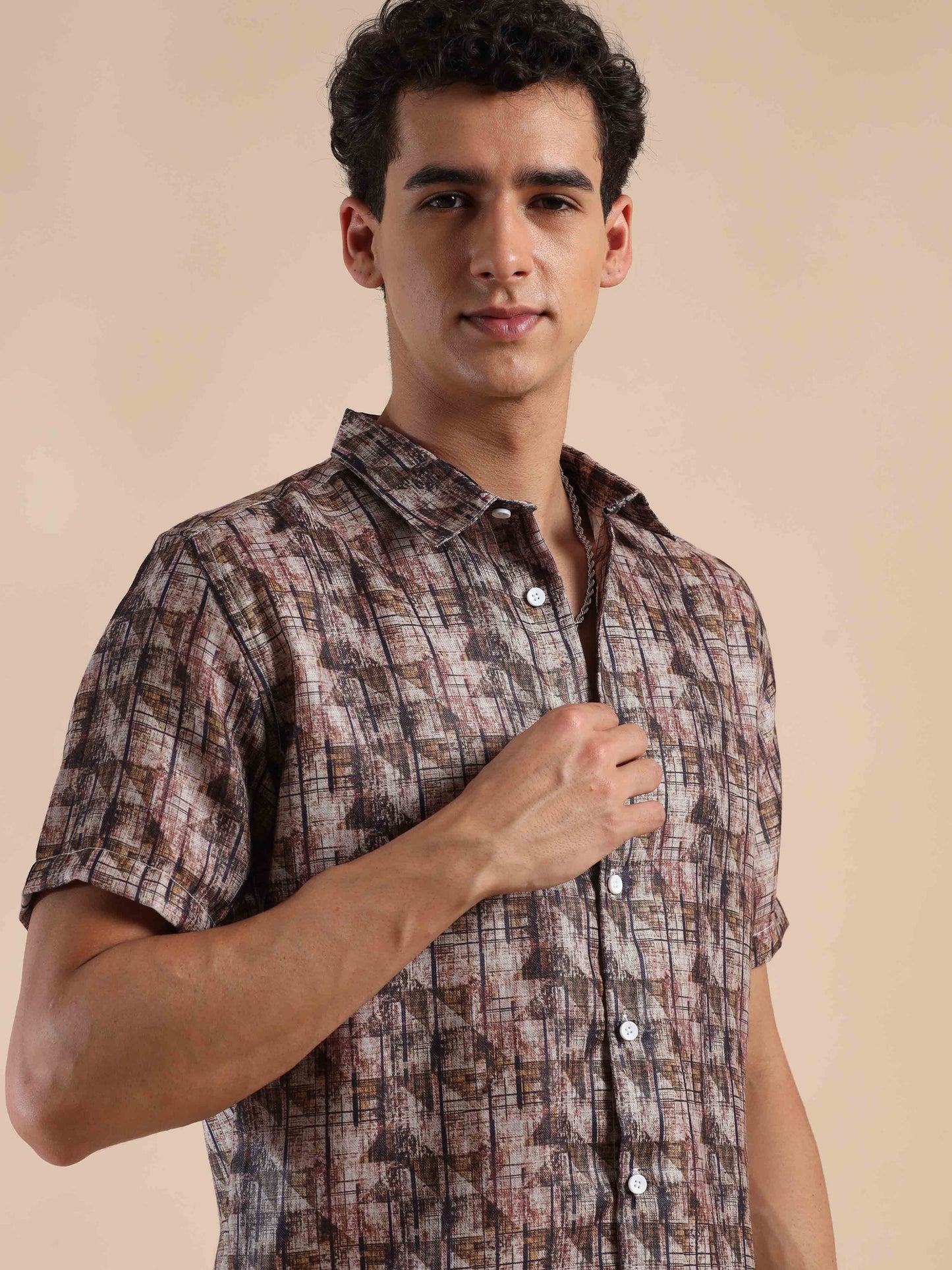 Summer Crater Canyon Cotton Shirt