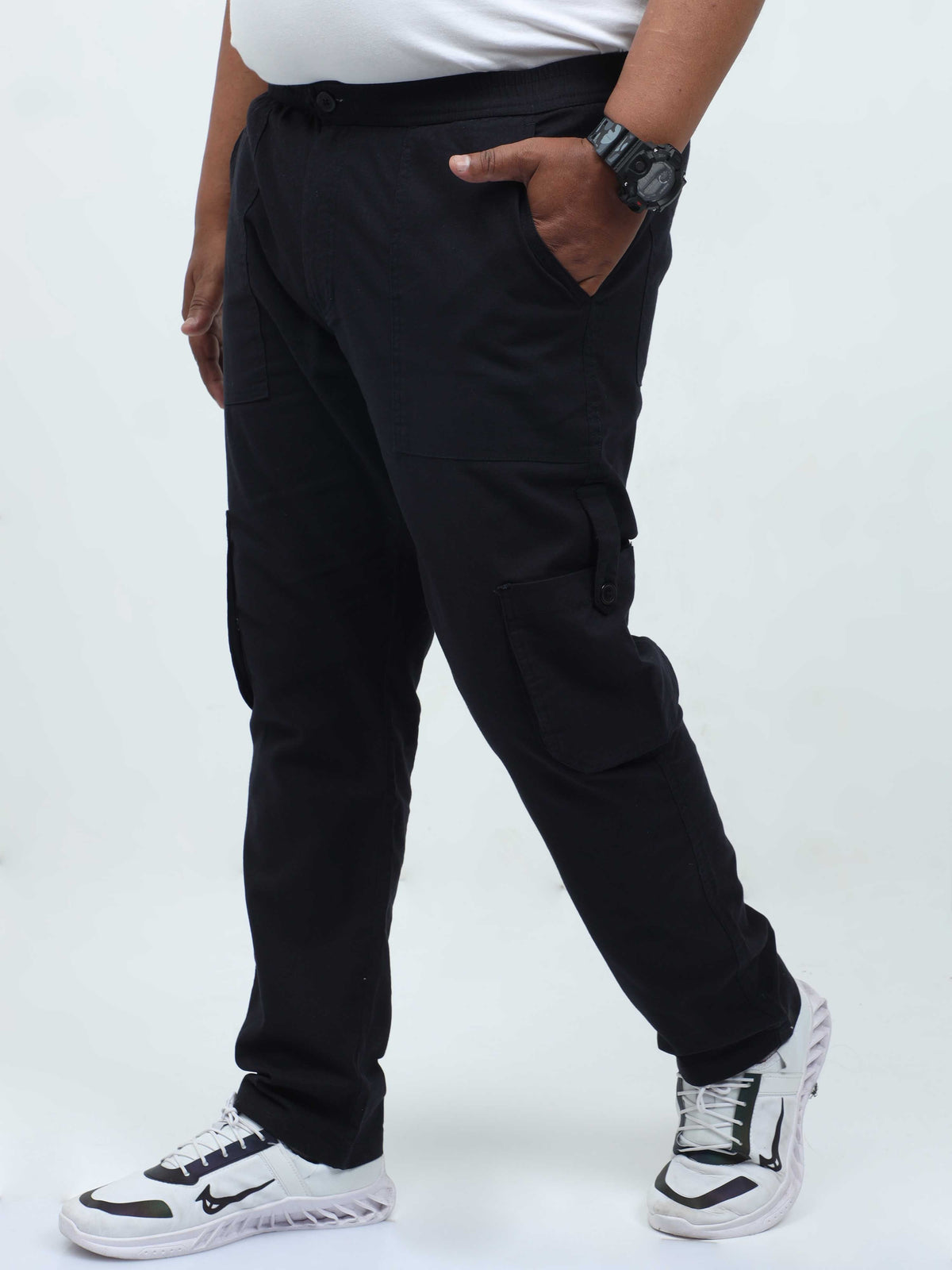 Men's Plus Size Navy Cargo