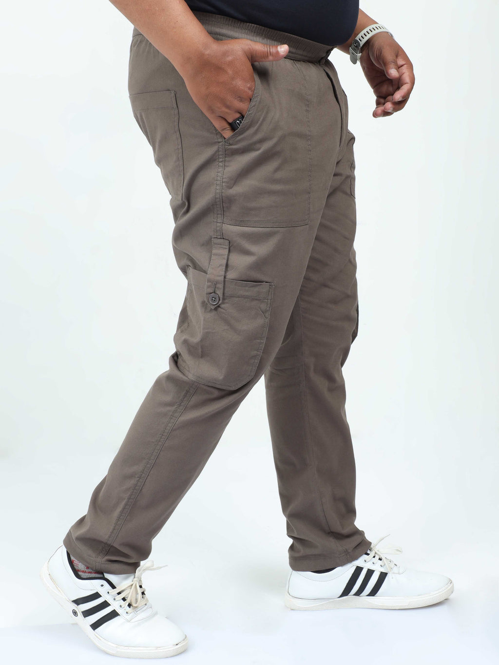 Men's Big Boys Brown Cargo