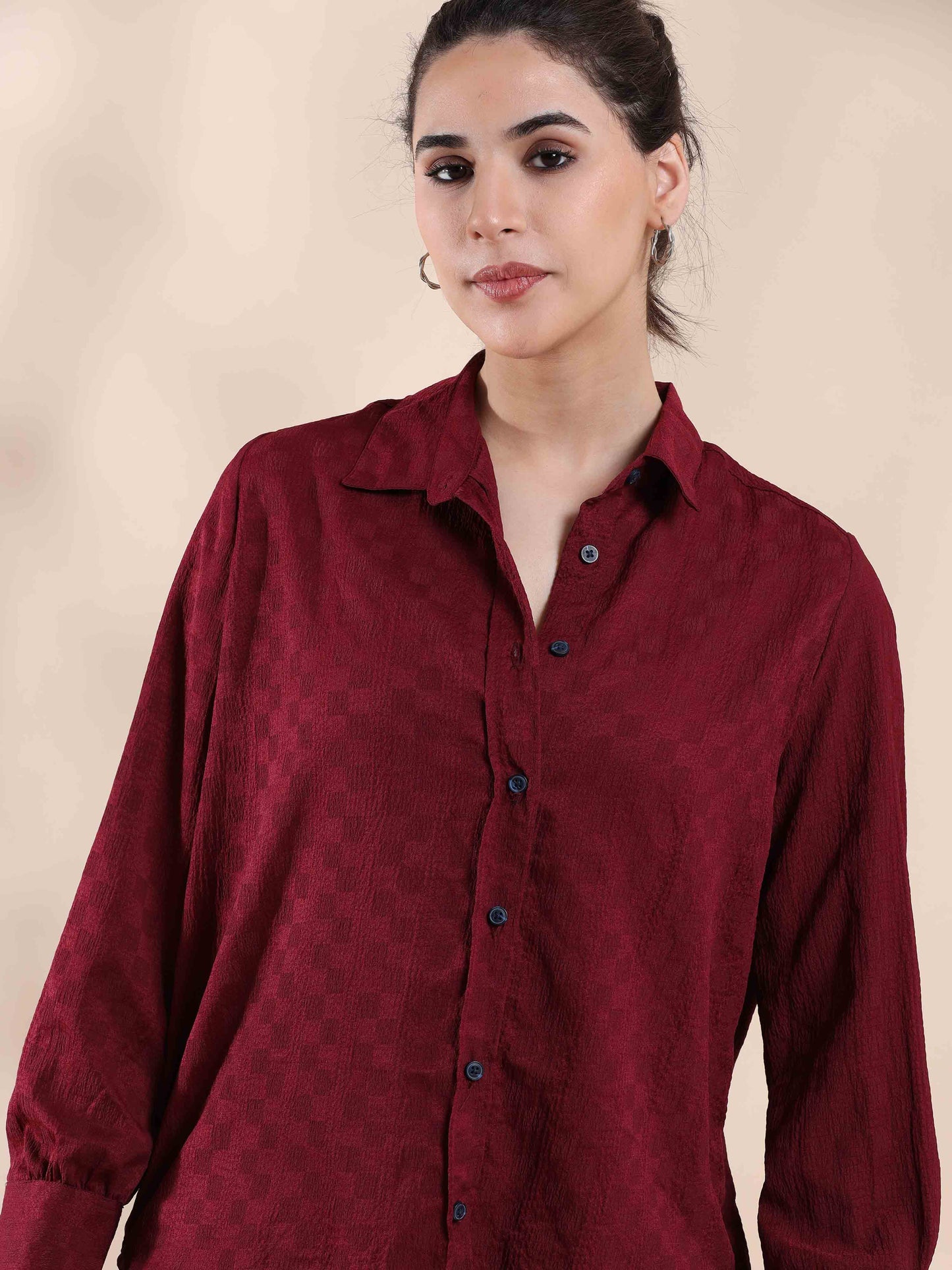 Persian Plum Summer Popcorn Shirt