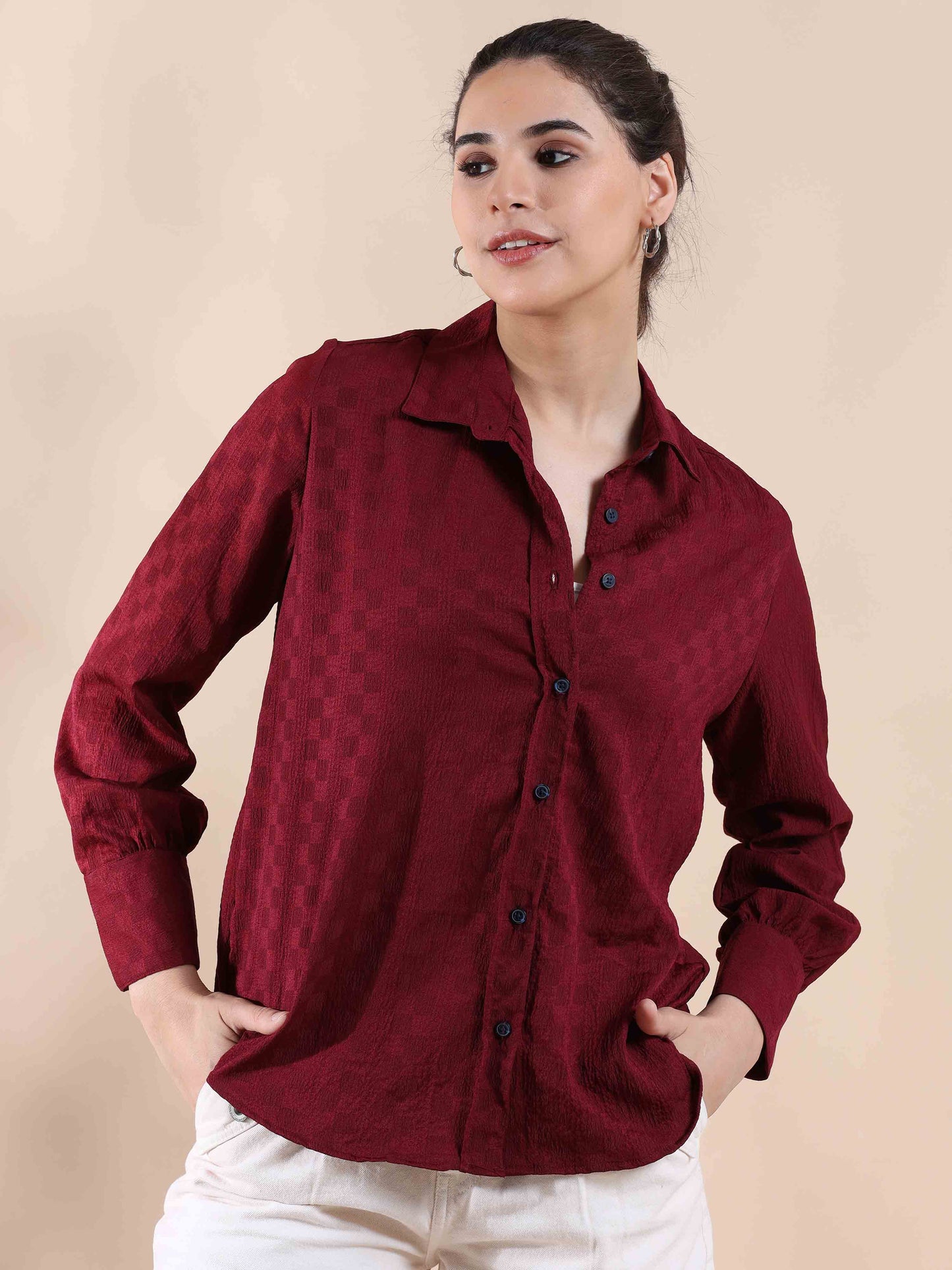Persian Plum Summer Popcorn Shirt