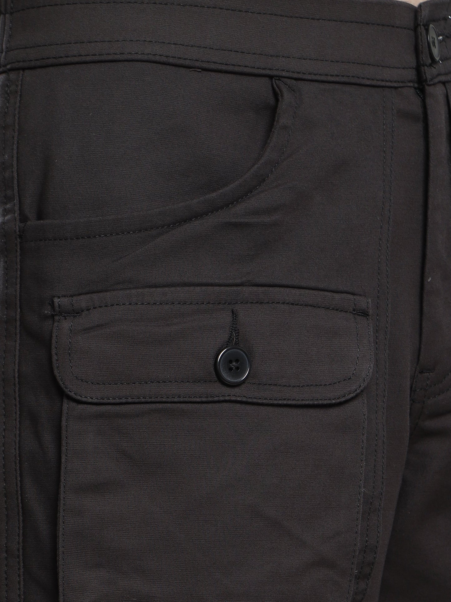 Men Graphite Hip Hop Baggy Cargo