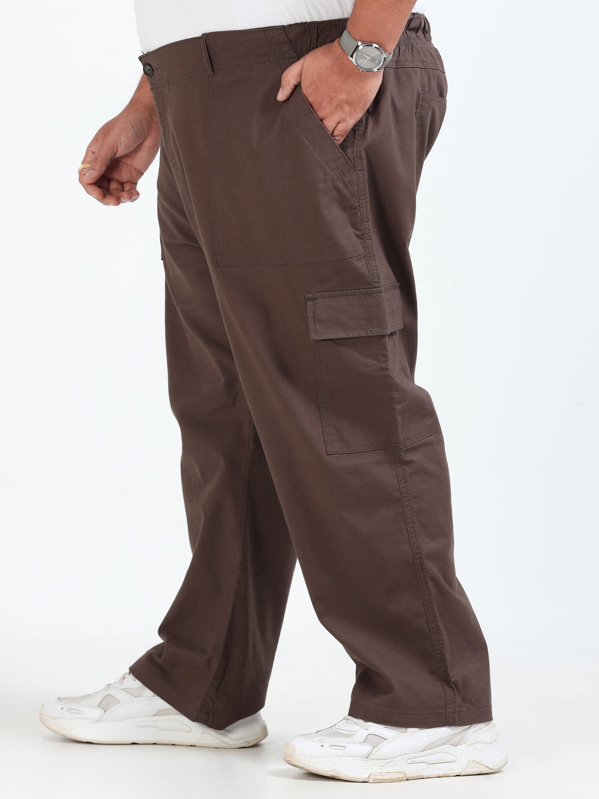 Men Classic Curve Cargo - Brown