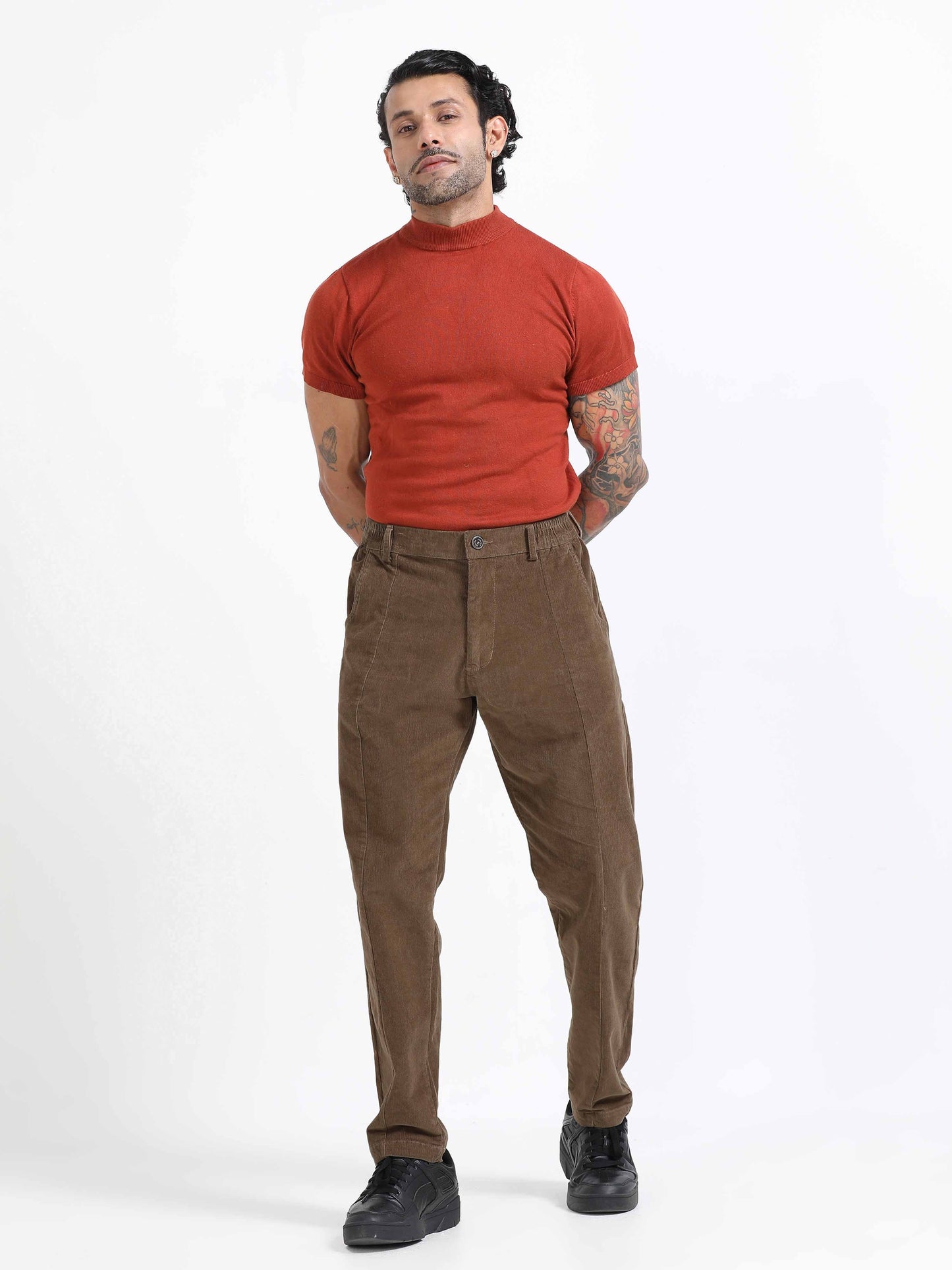 Premium Corduroy Pant In Brown