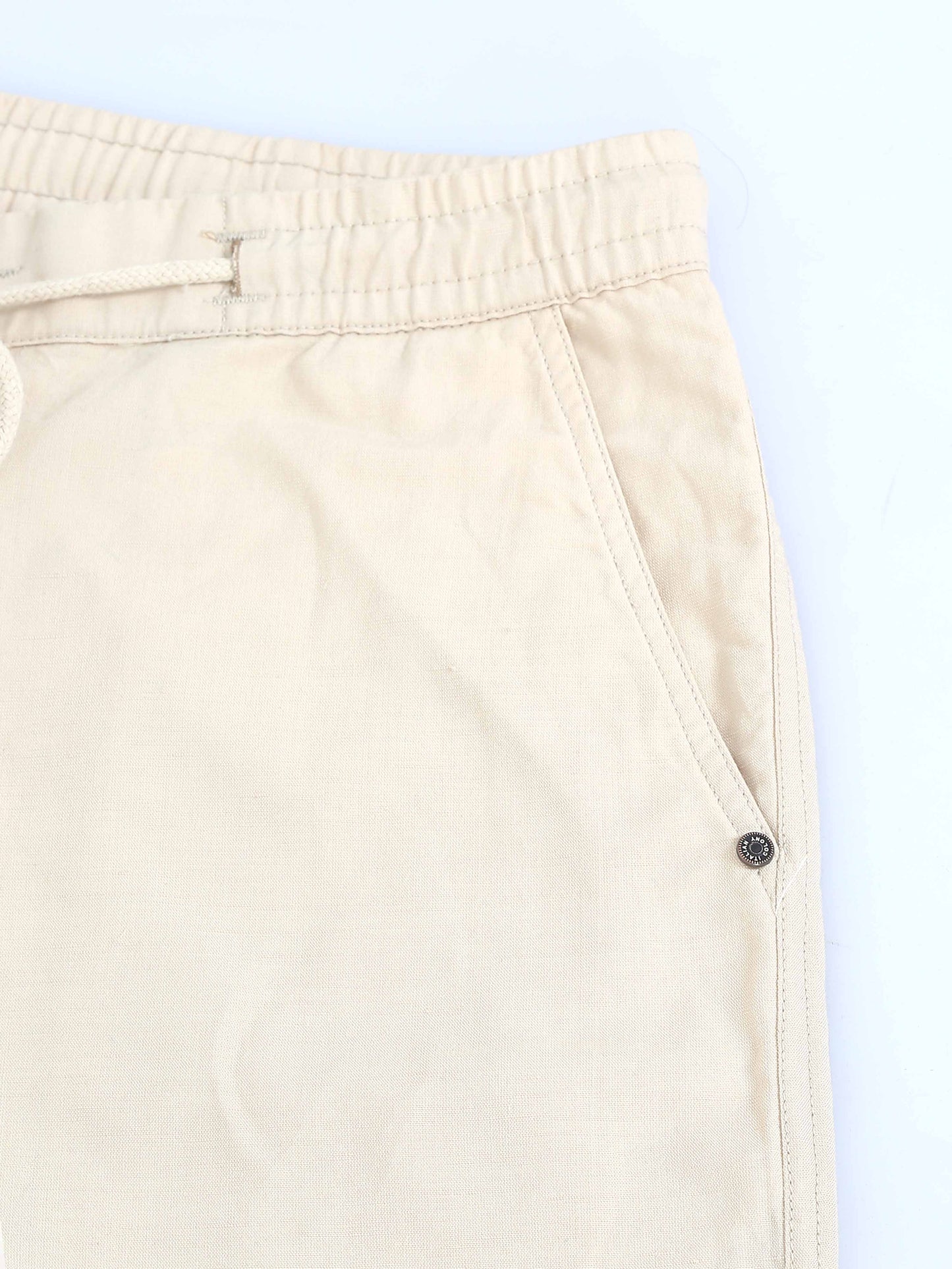 BreezeFlex Linen Trouser In Cream