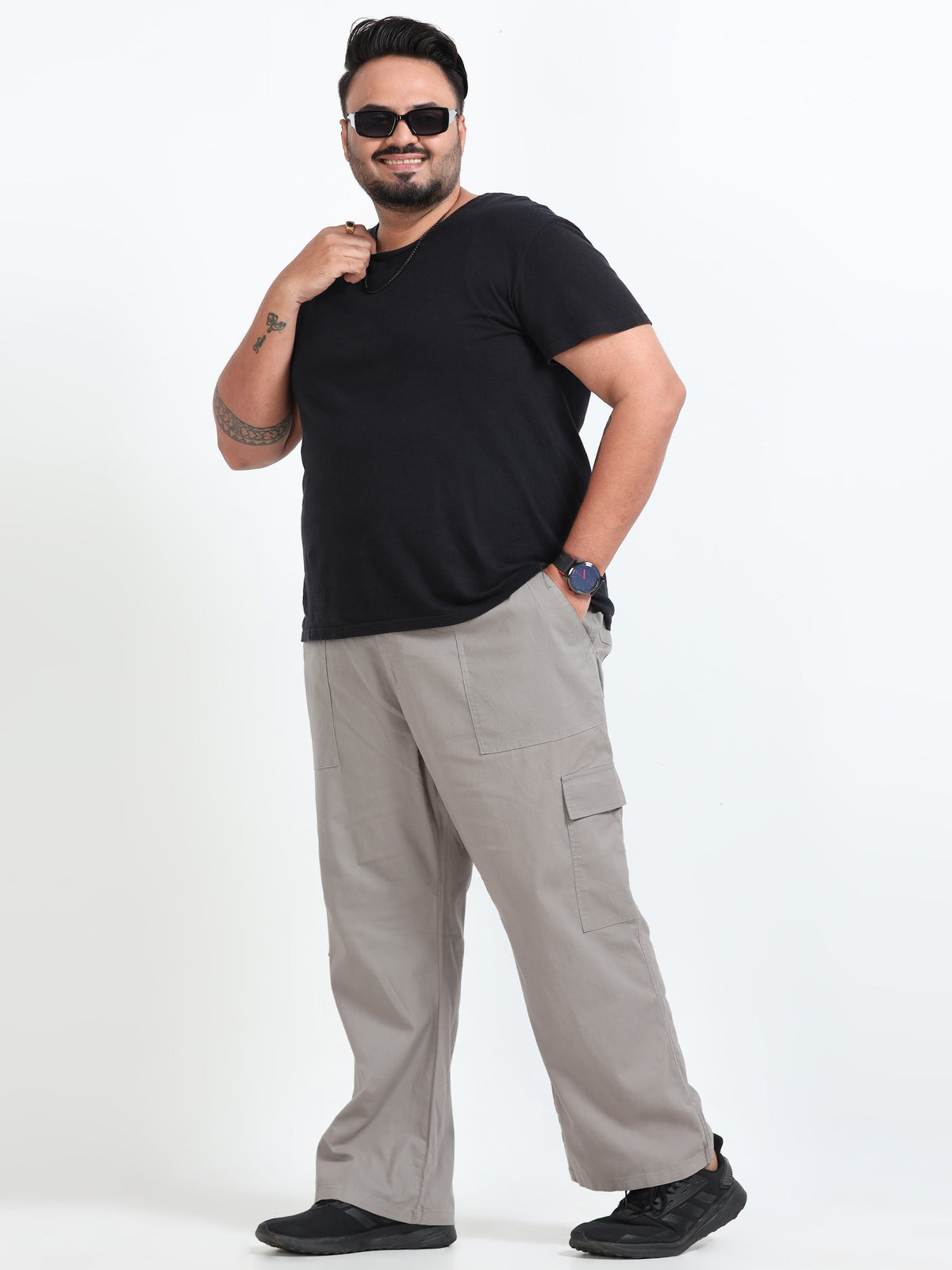 Men Classic Curve Cargo - Khakhi