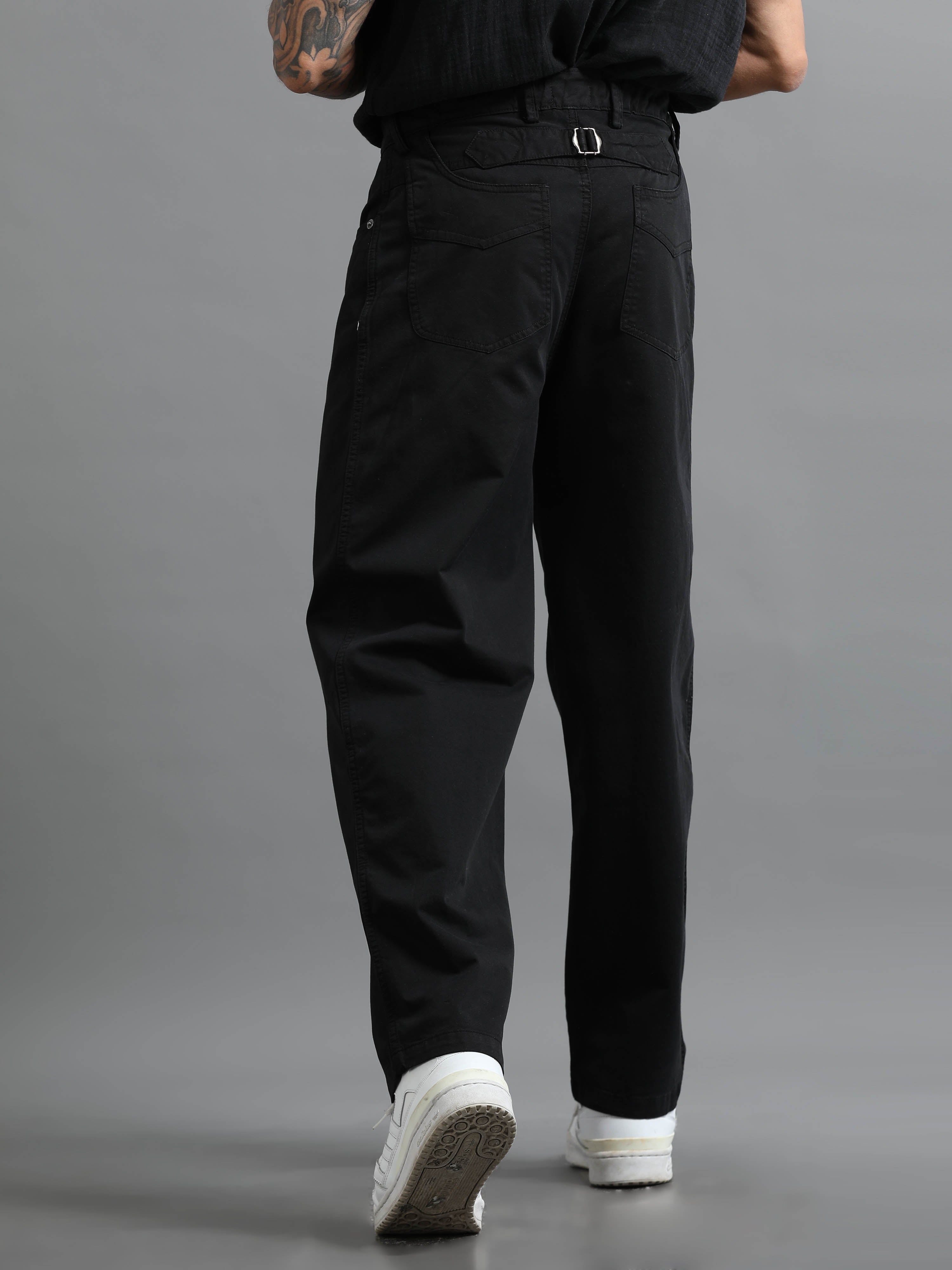 Milano Zip Trouser In Black