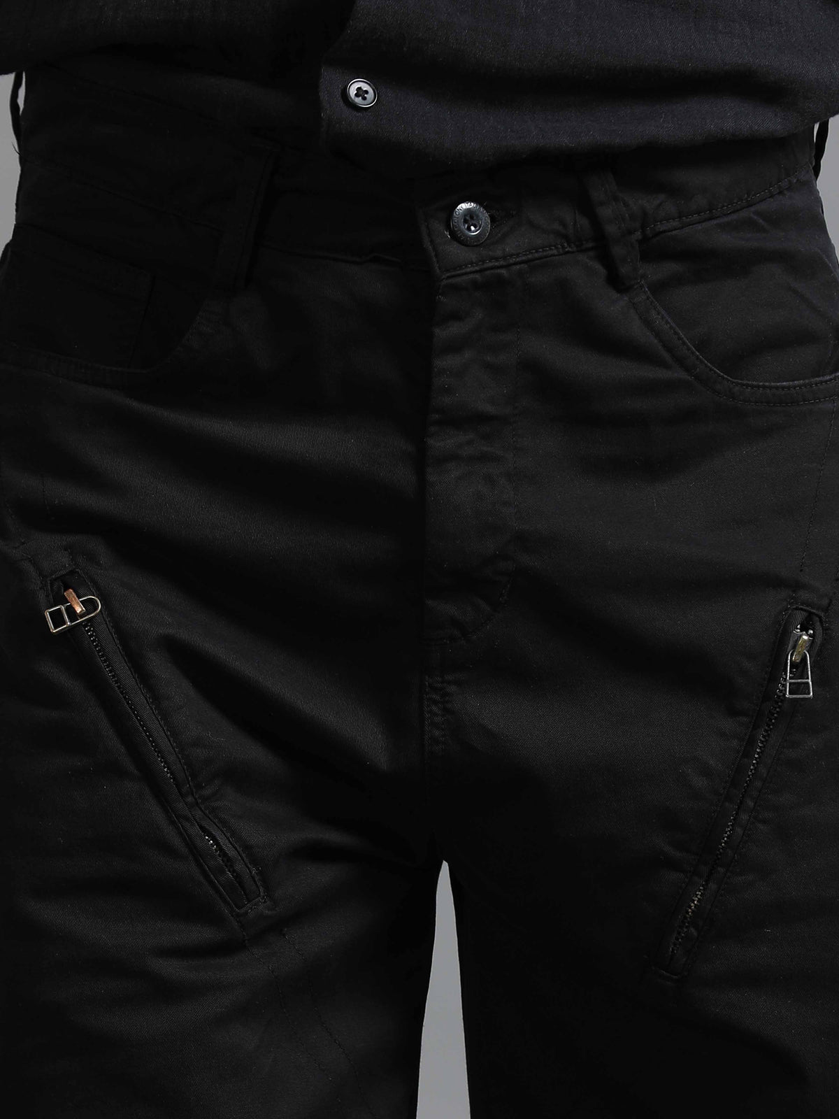 Milano Zip Trouser In Black