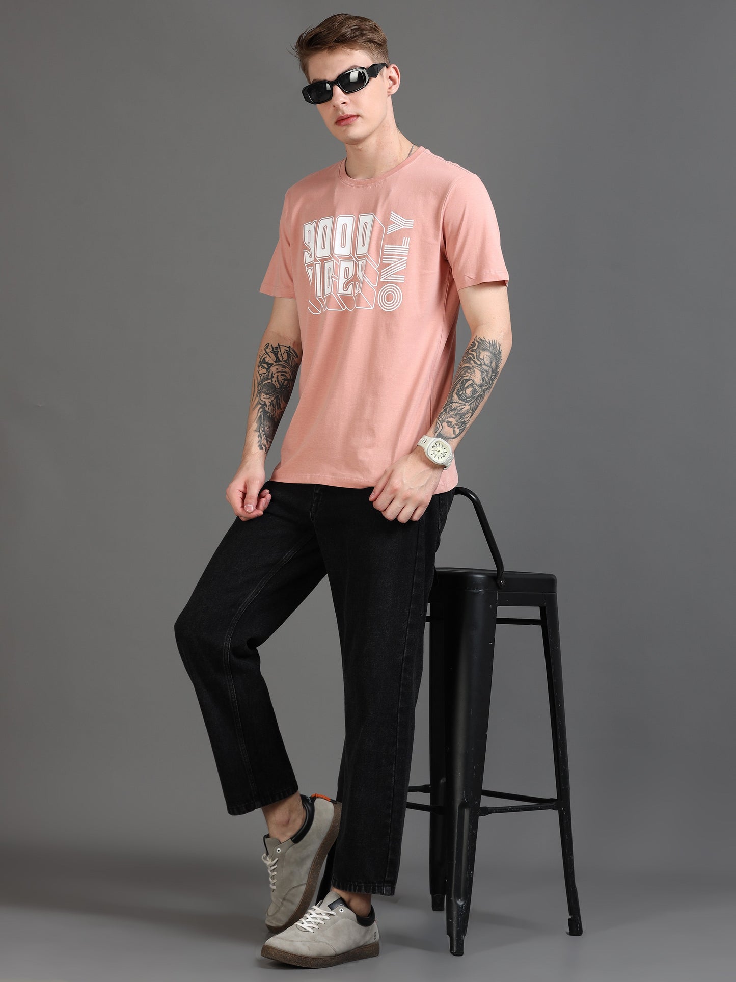 Good Vibes T-Shirt - Pink