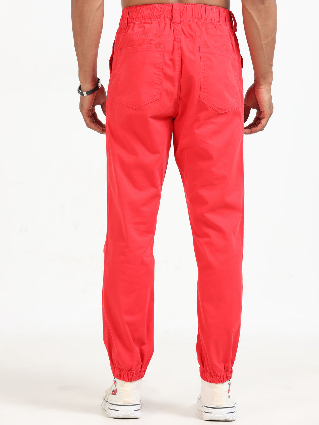 Men Vintage Jogger-Red