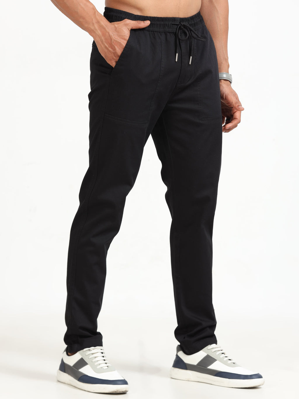 Men Comfy Airport Pant-Black
