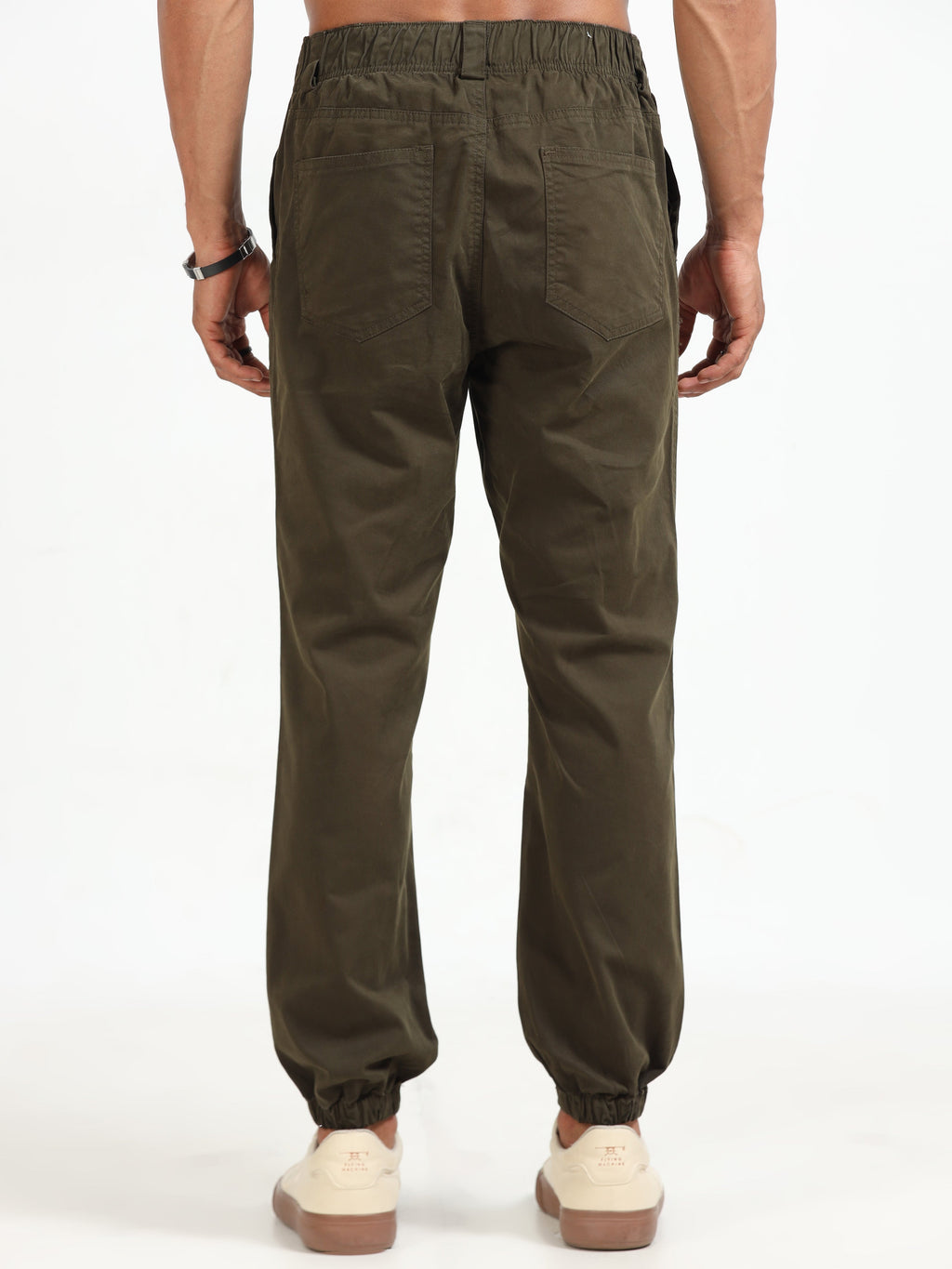 Men Vintage Jogger-Olive