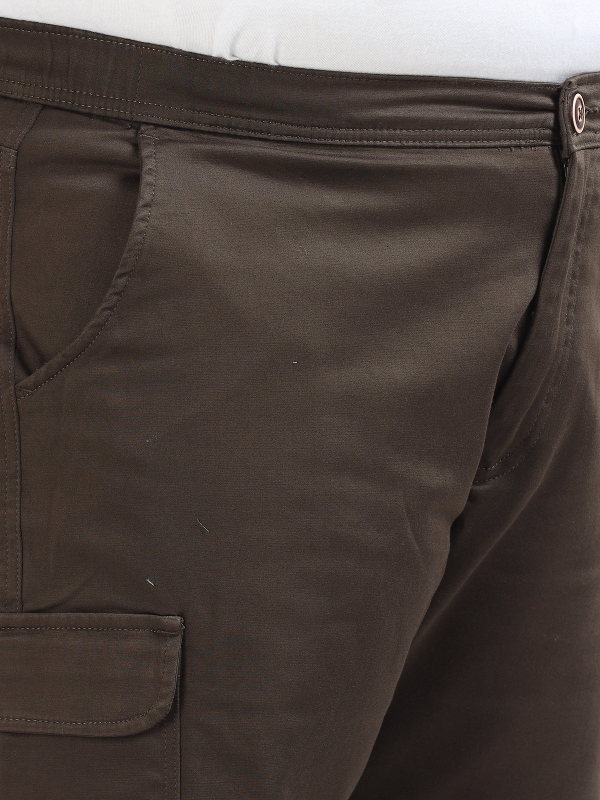 Men Classic Boohoo Curve Cargo - Olive