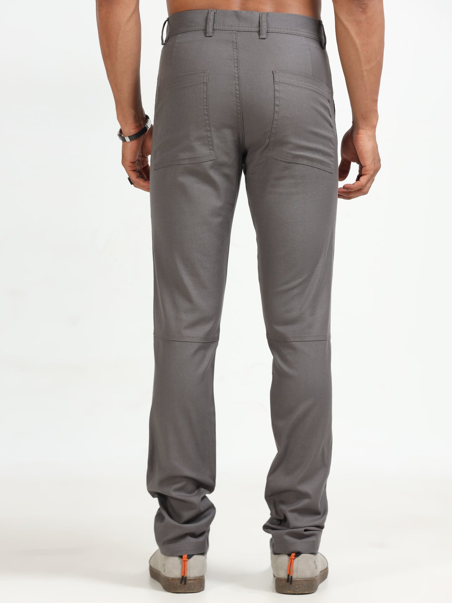 Men Popcorn Dobby Cargo-Grey