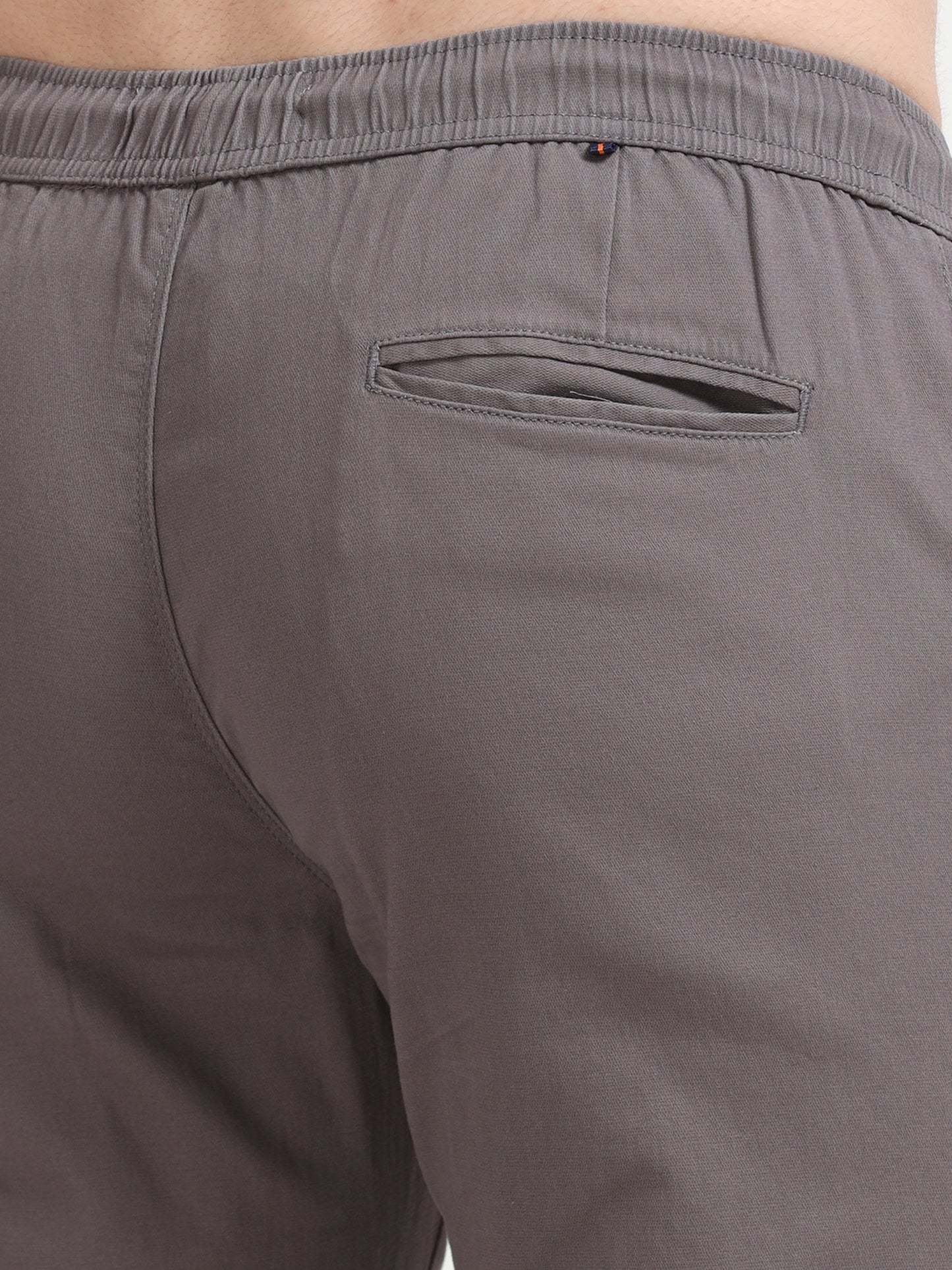 Men Lazy Linen Pleat Pant-Dk Grey