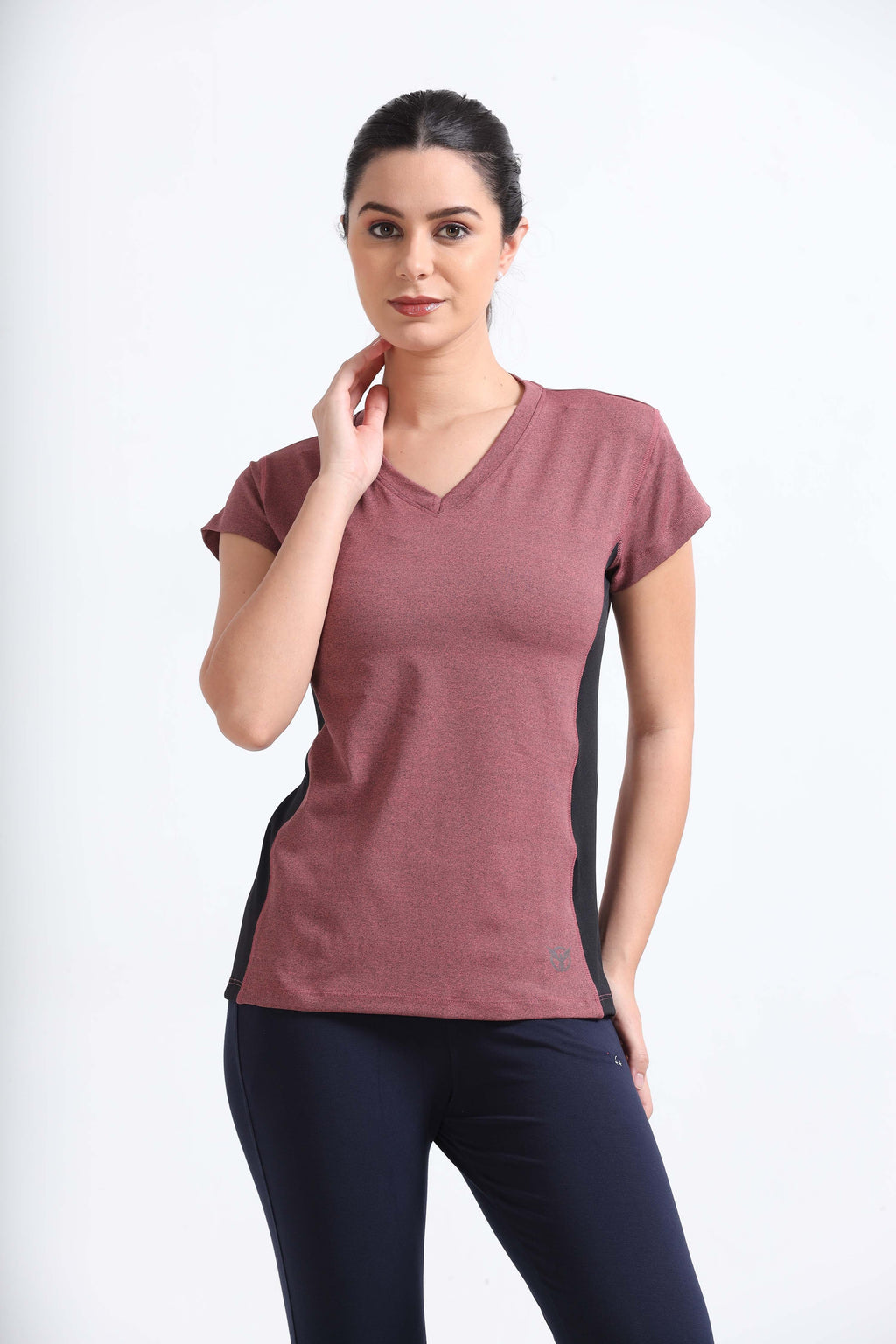 Prime-Dri:Peach Heather Active Short Sleeve Tee- Classic Fit