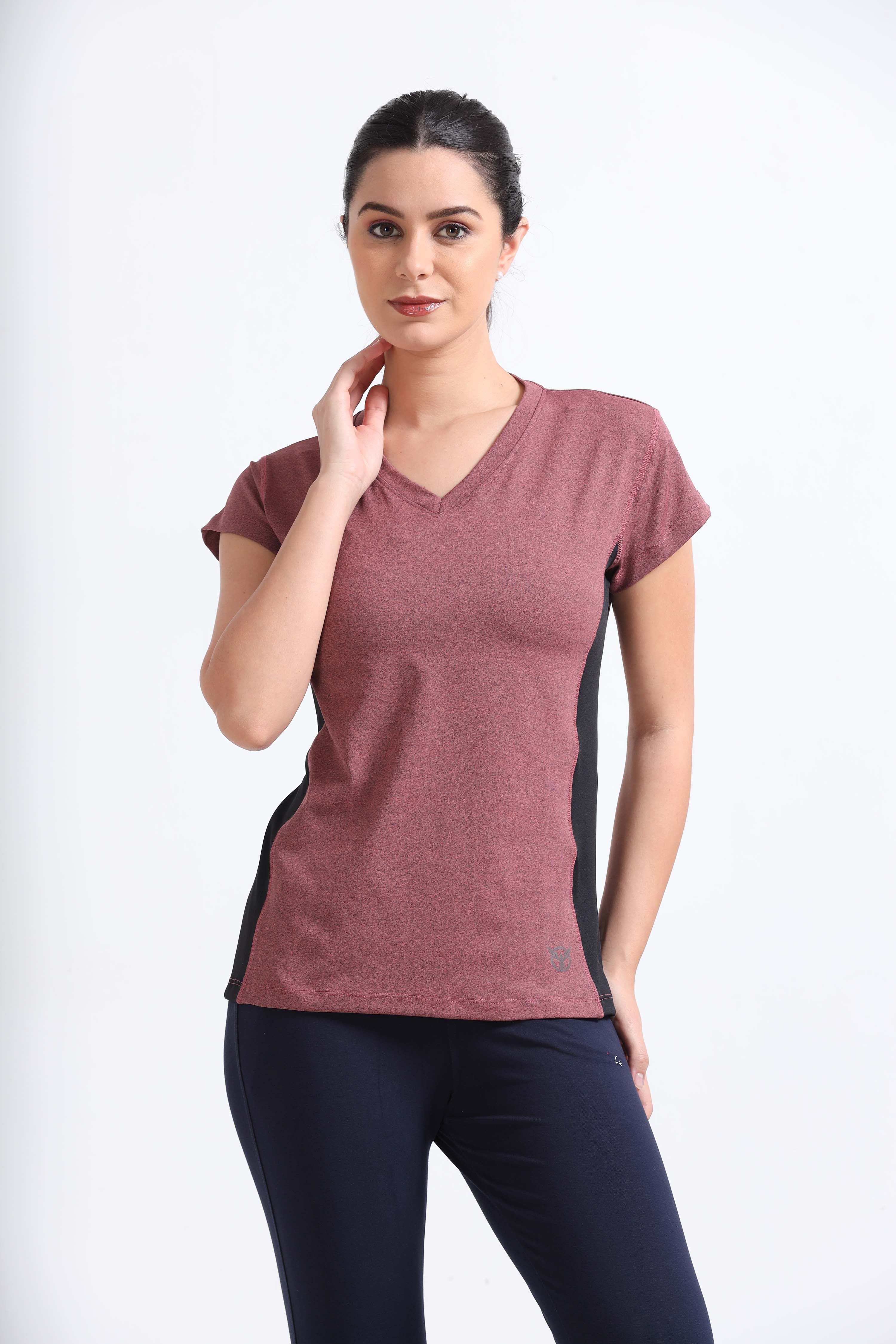 Prime-Dri:Peach Heather Active Short Sleeve Tee- Classic Fit