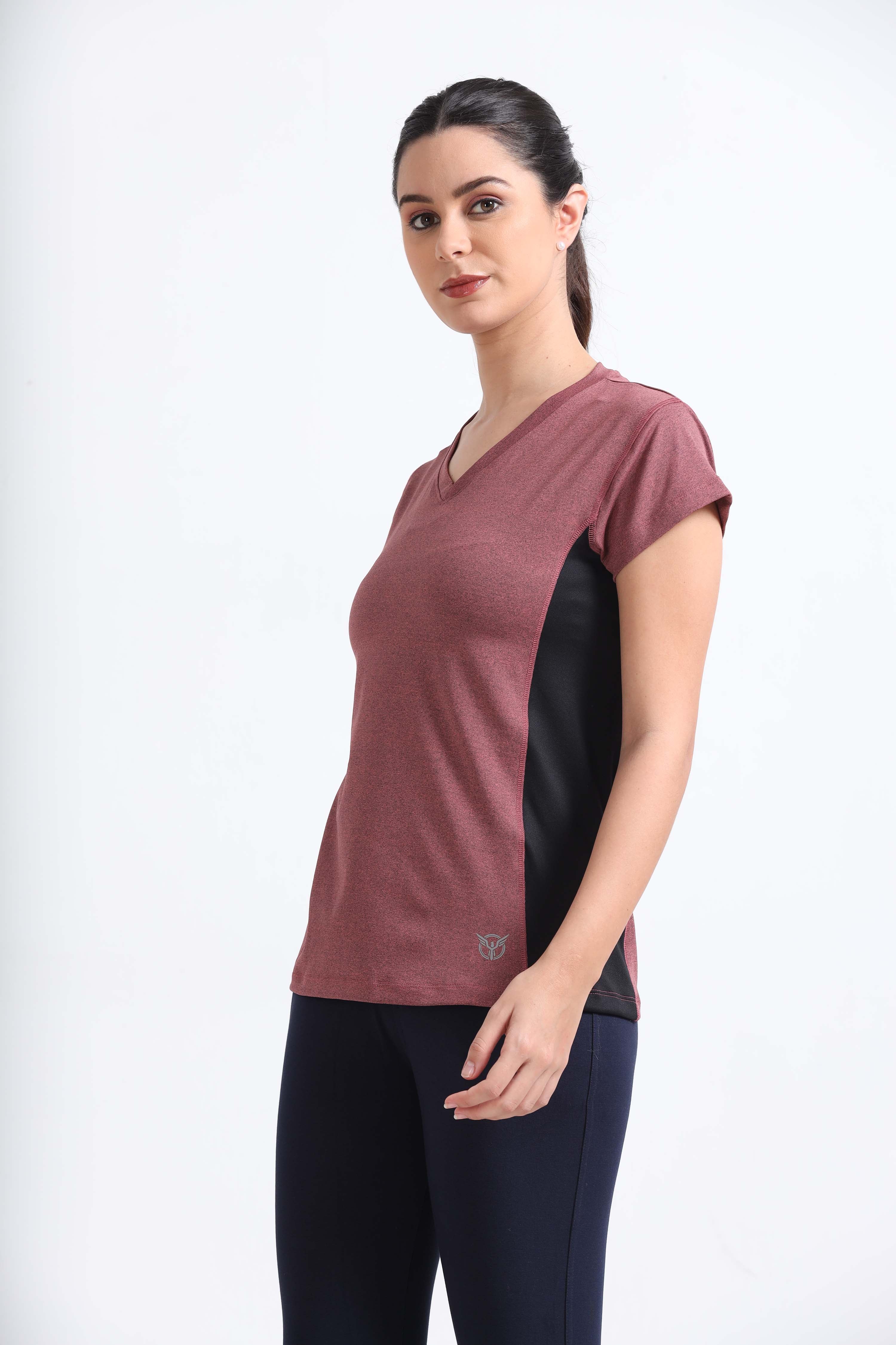 Prime-Dri:Peach Heather Active Short Sleeve Tee- Classic Fit