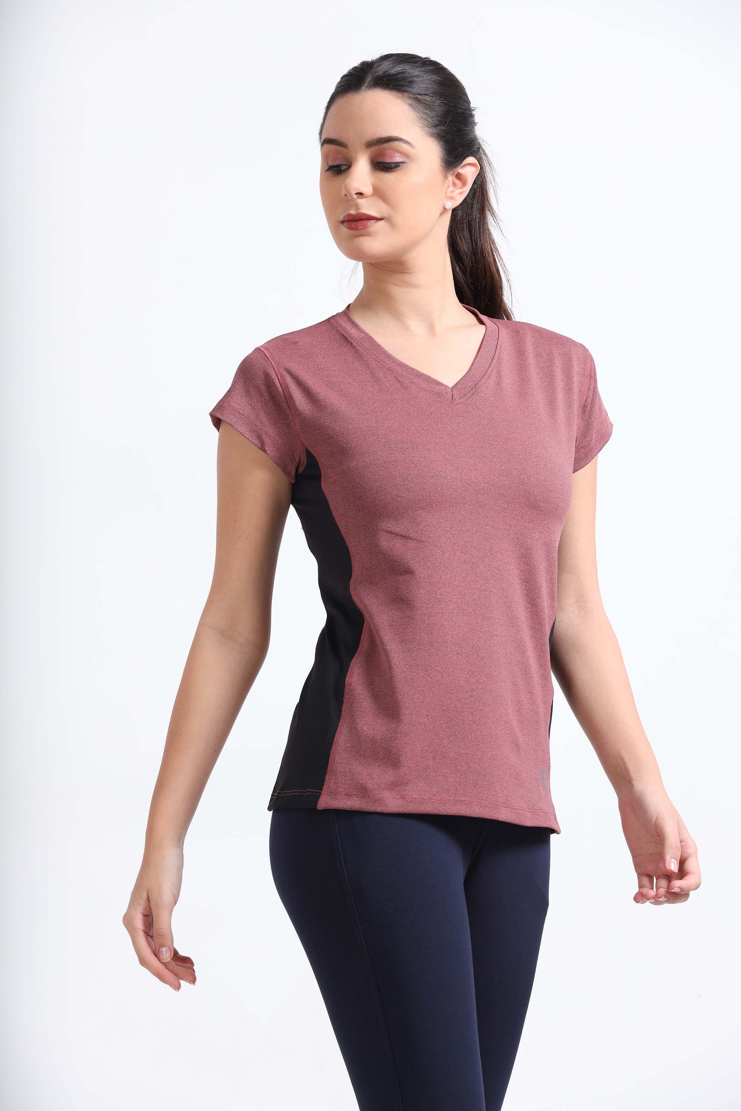 Prime-Dri:Peach Heather Active Short Sleeve Tee- Classic Fit