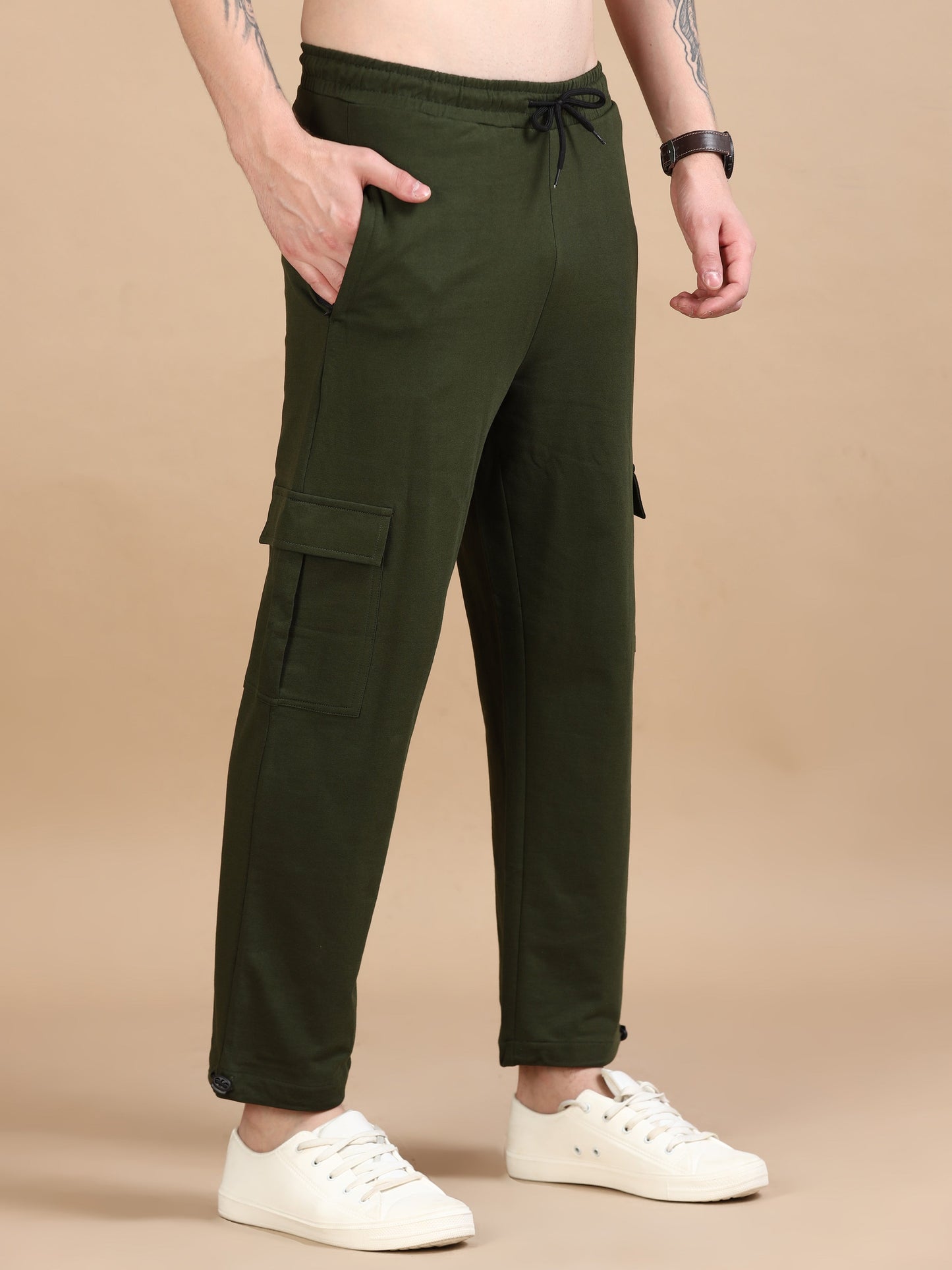 Men Cargo Pant - Olive