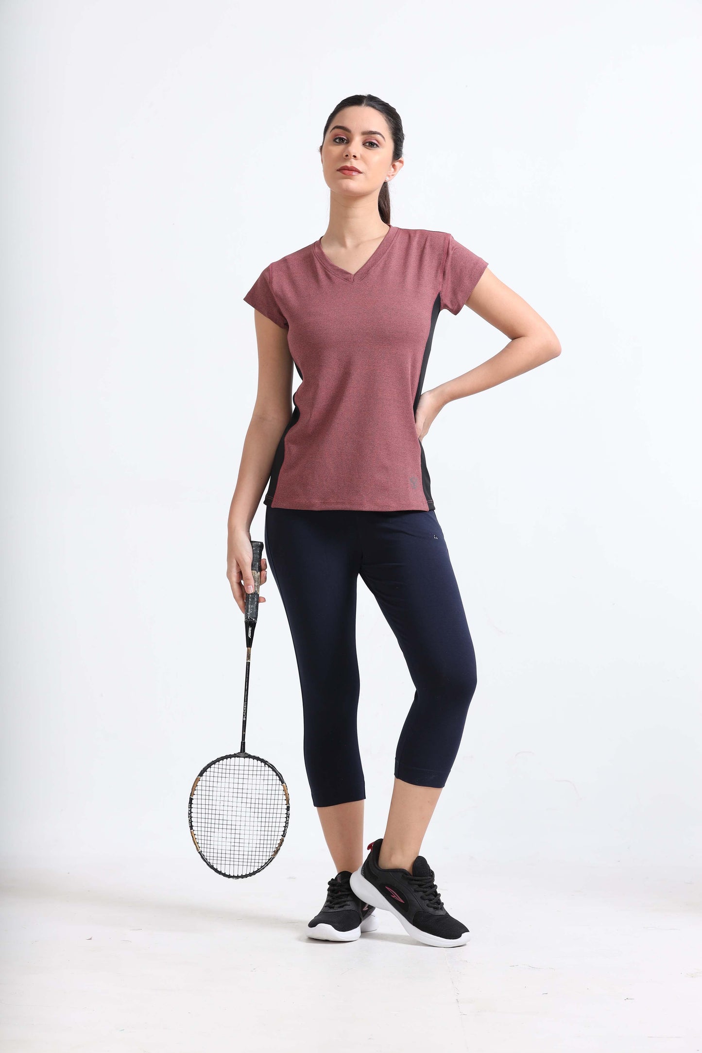 Prime-Dri:Peach Heather Active Short Sleeve Tee- Classic Fit