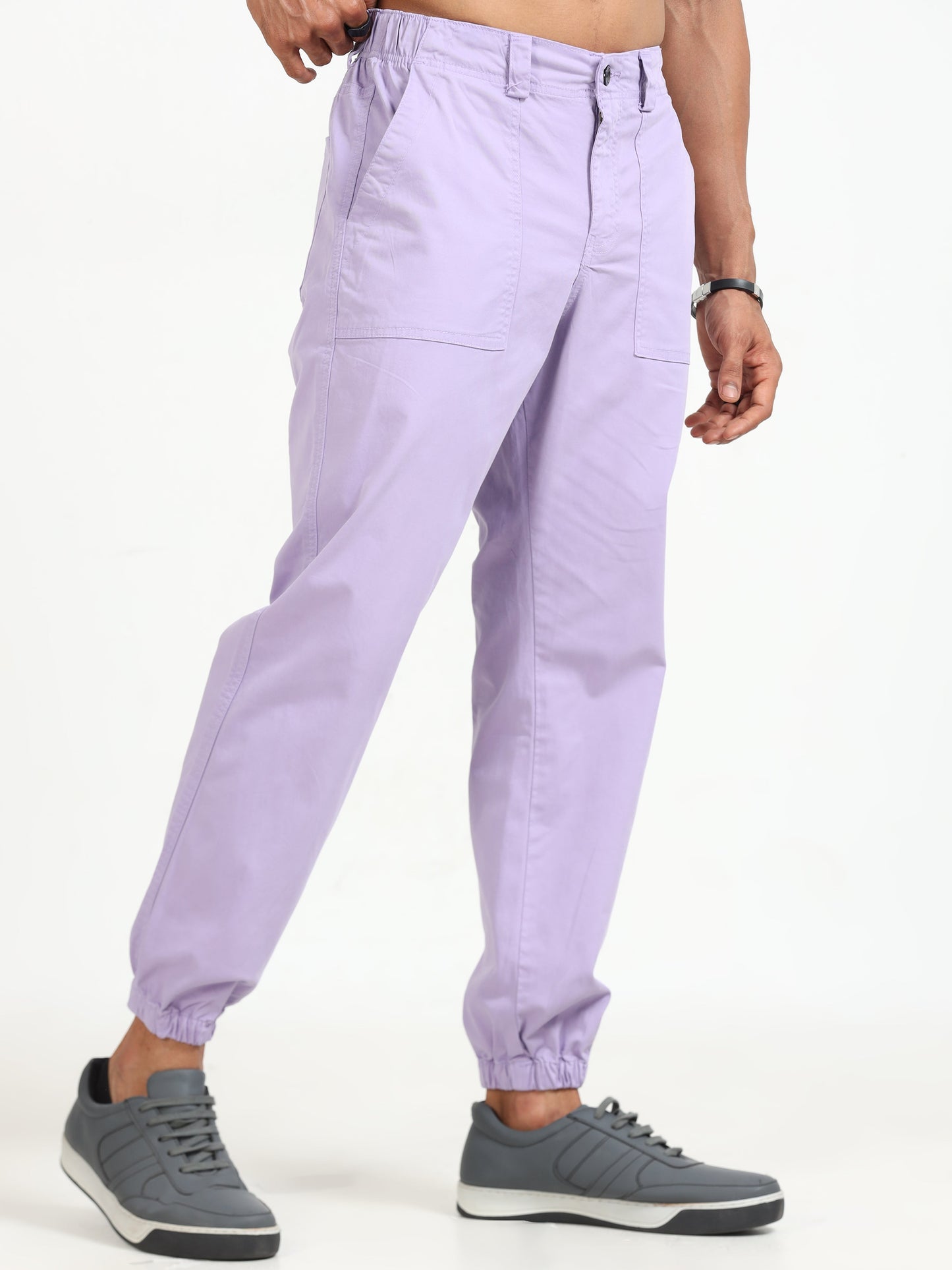 Men Vintage Jogger-Lilac