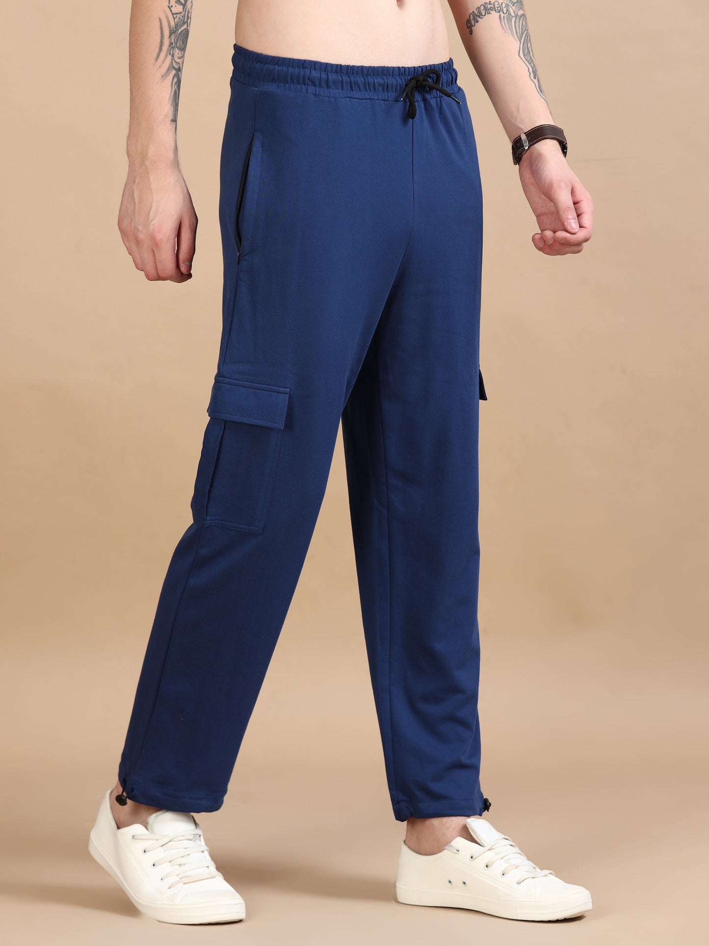 Men Cargo Pant - Navy