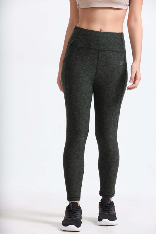 Olive Heather Active Women Bottom