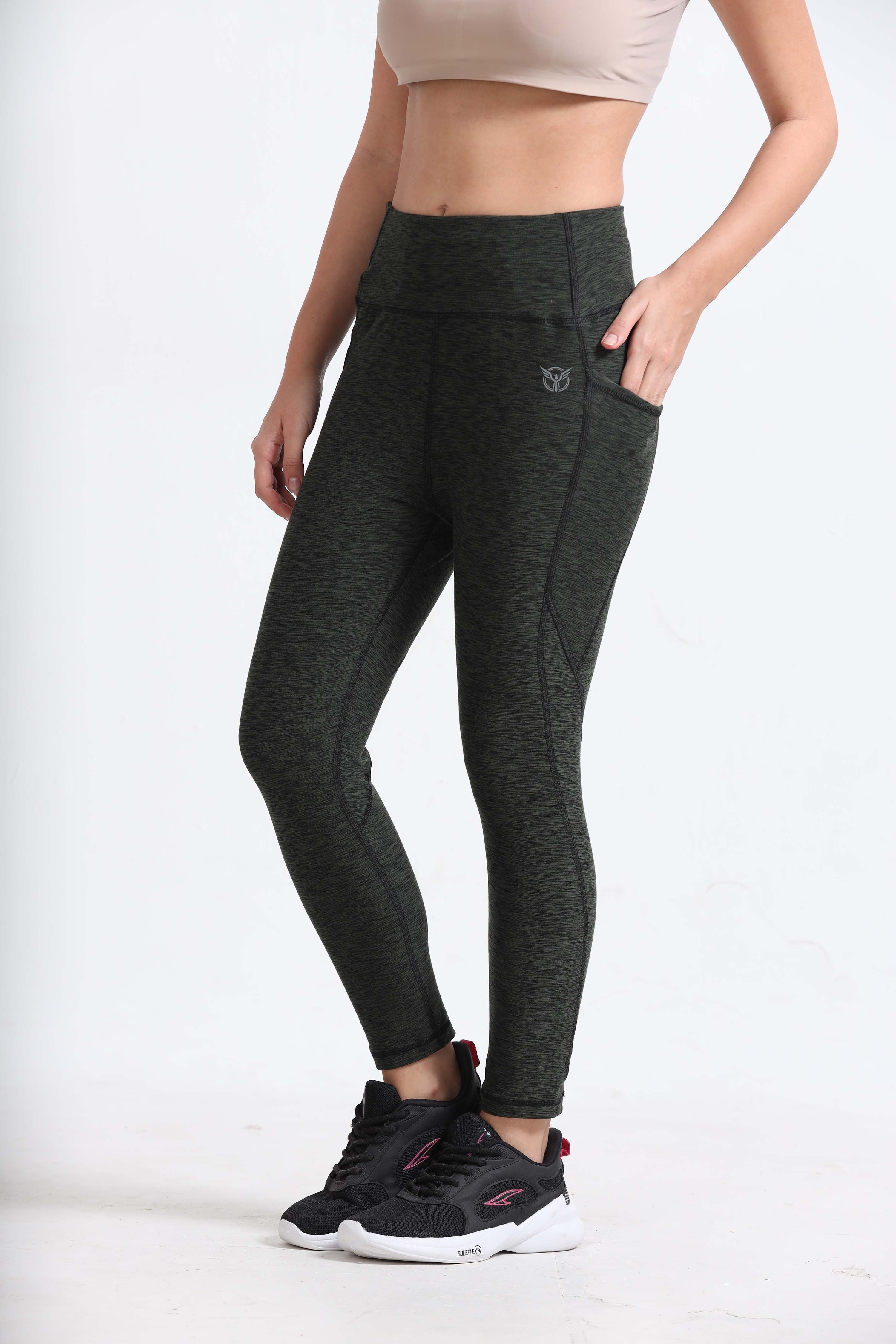 Olive Heather Active Women Bottom