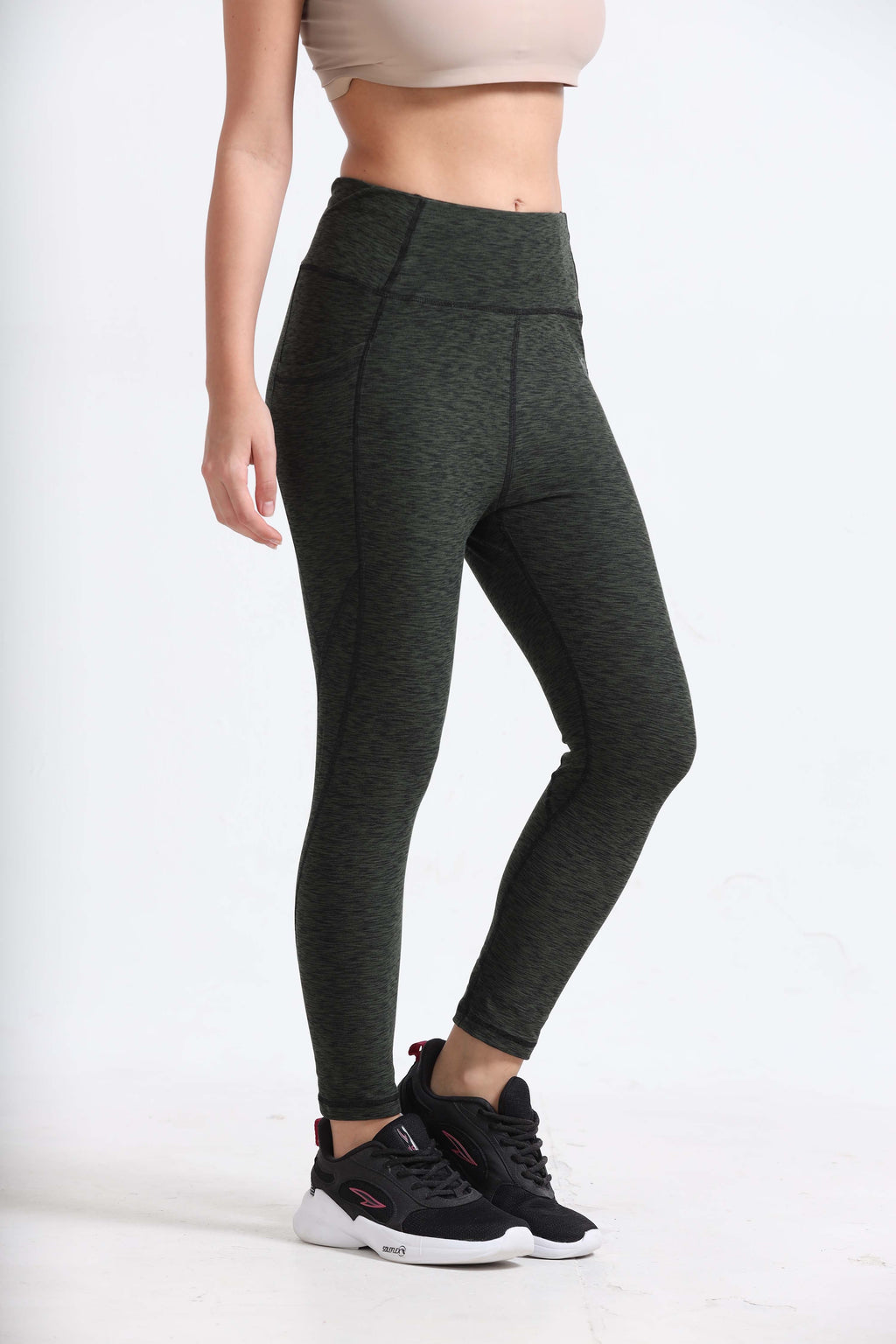 Olive Heather Active Women Bottom