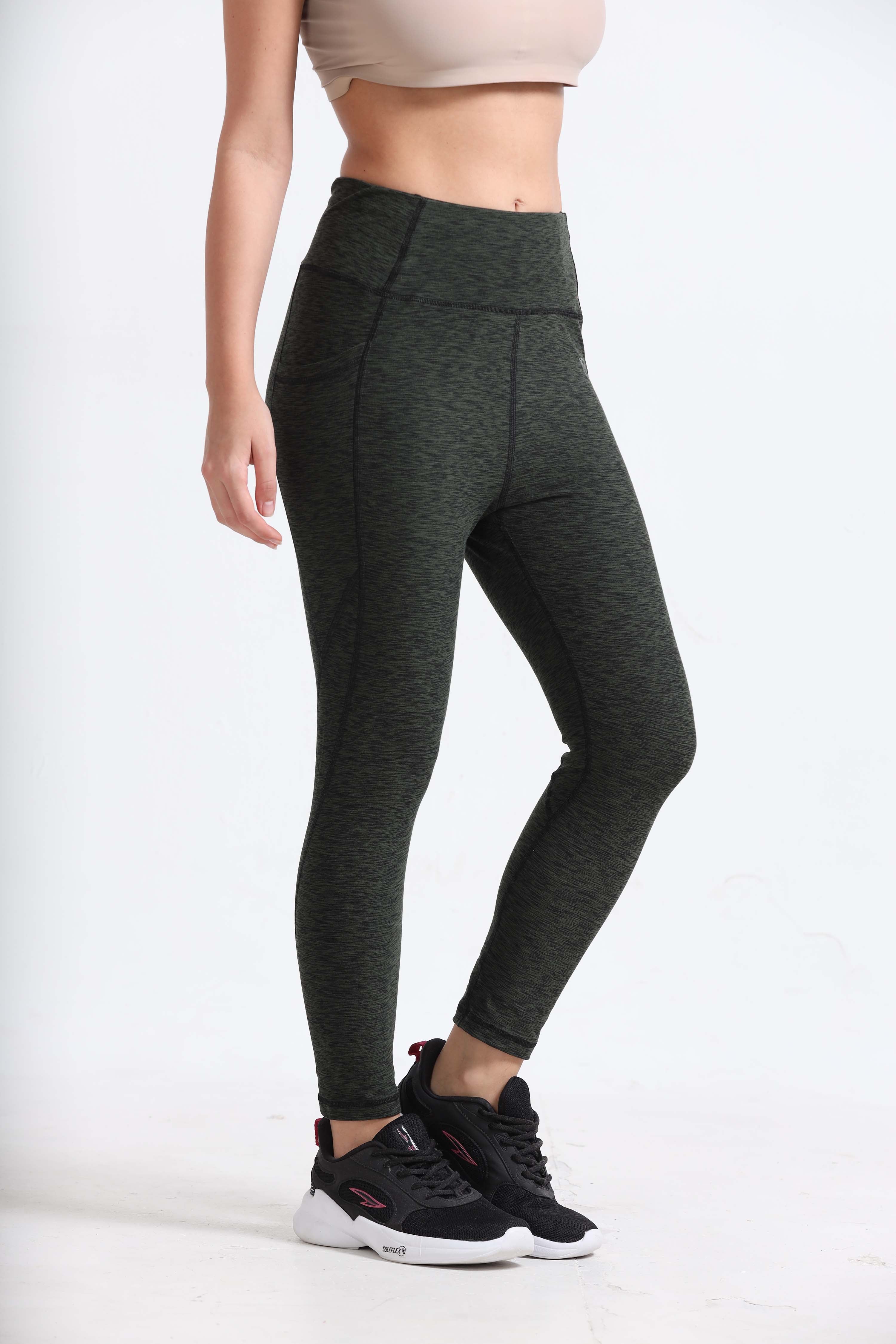 Olive Heather Active Women Bottom