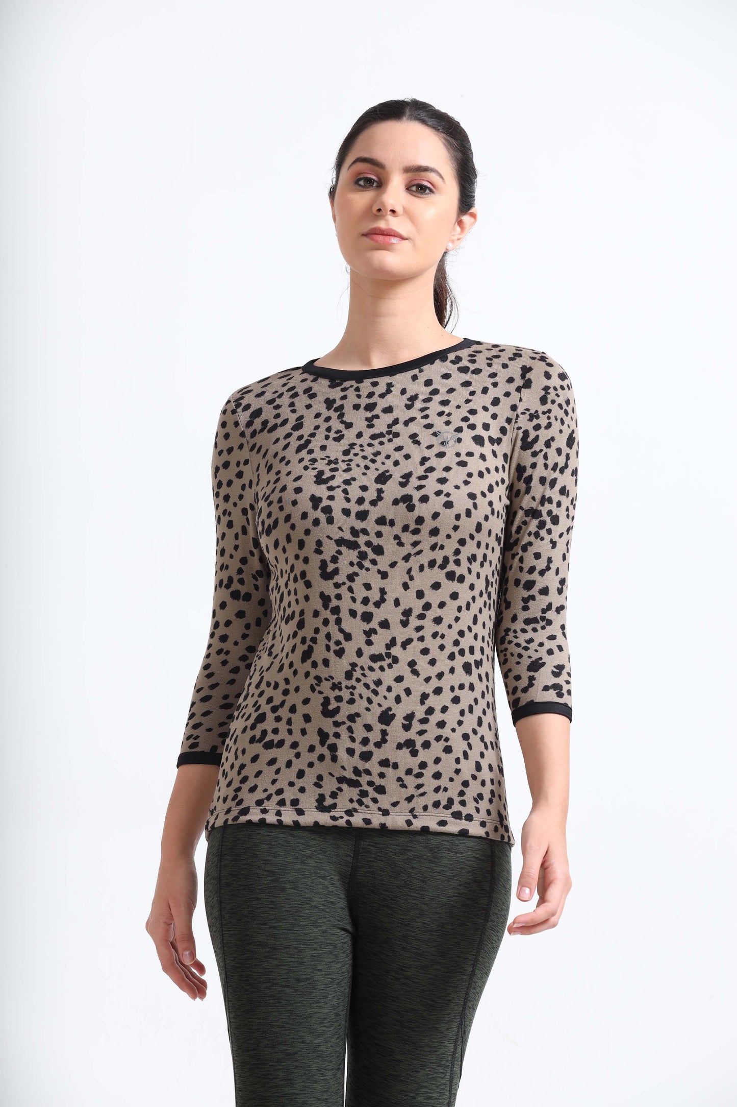 Women Leopard Tee