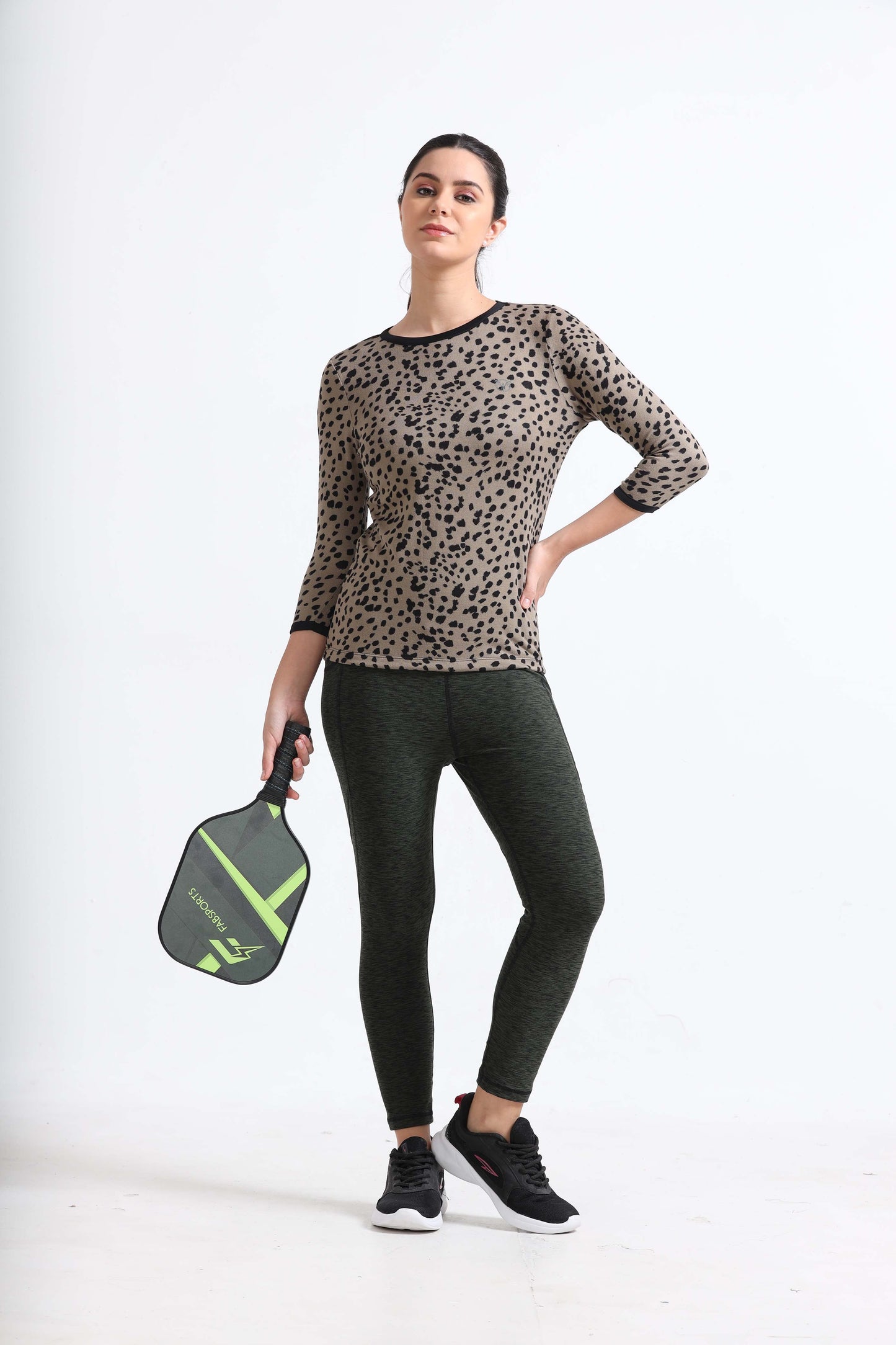 Women Leopard Tee
