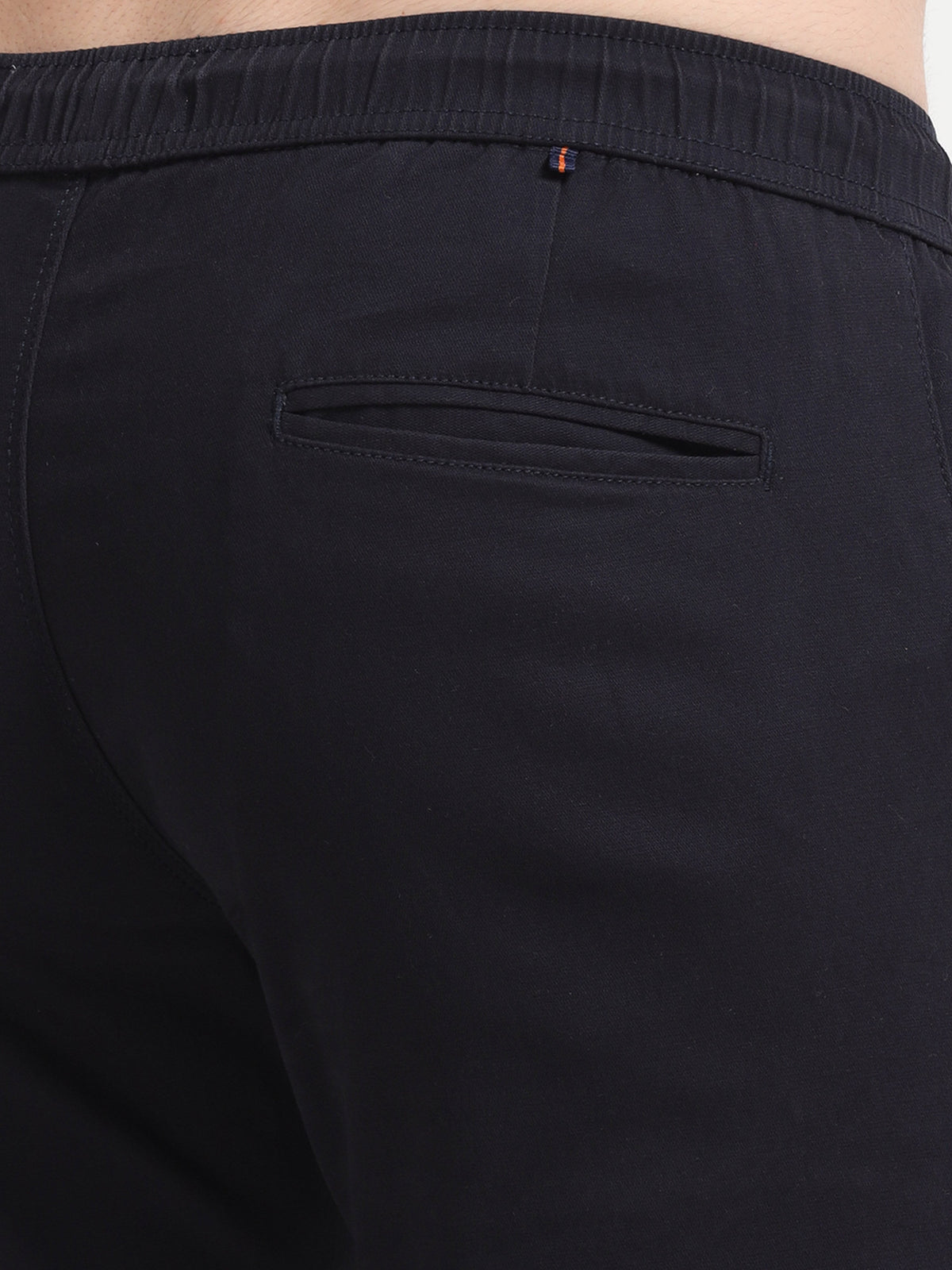 Men Lazy Linen Pleat Pant-Navy