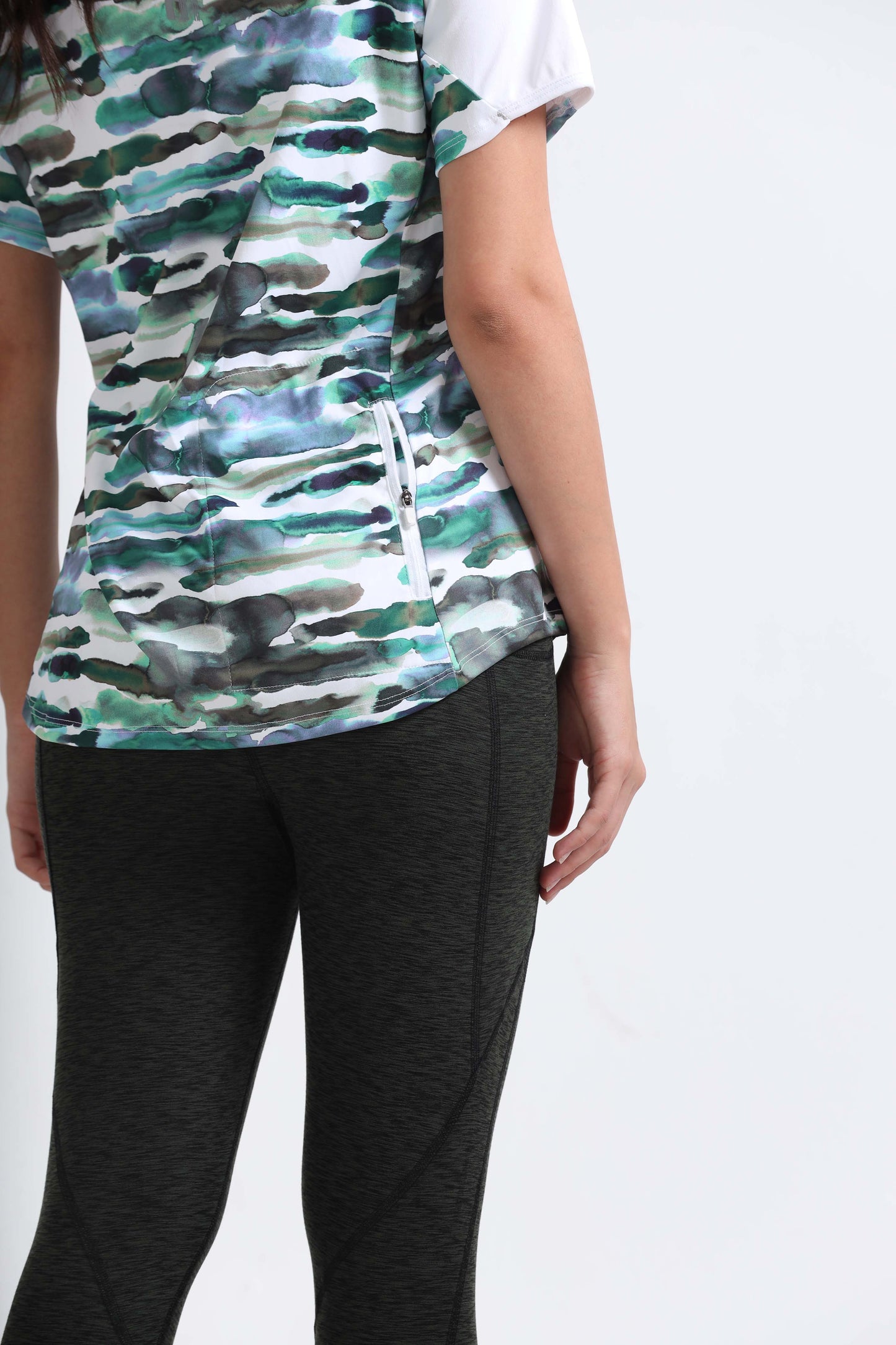 Nature Abstract Women Cycling Tee