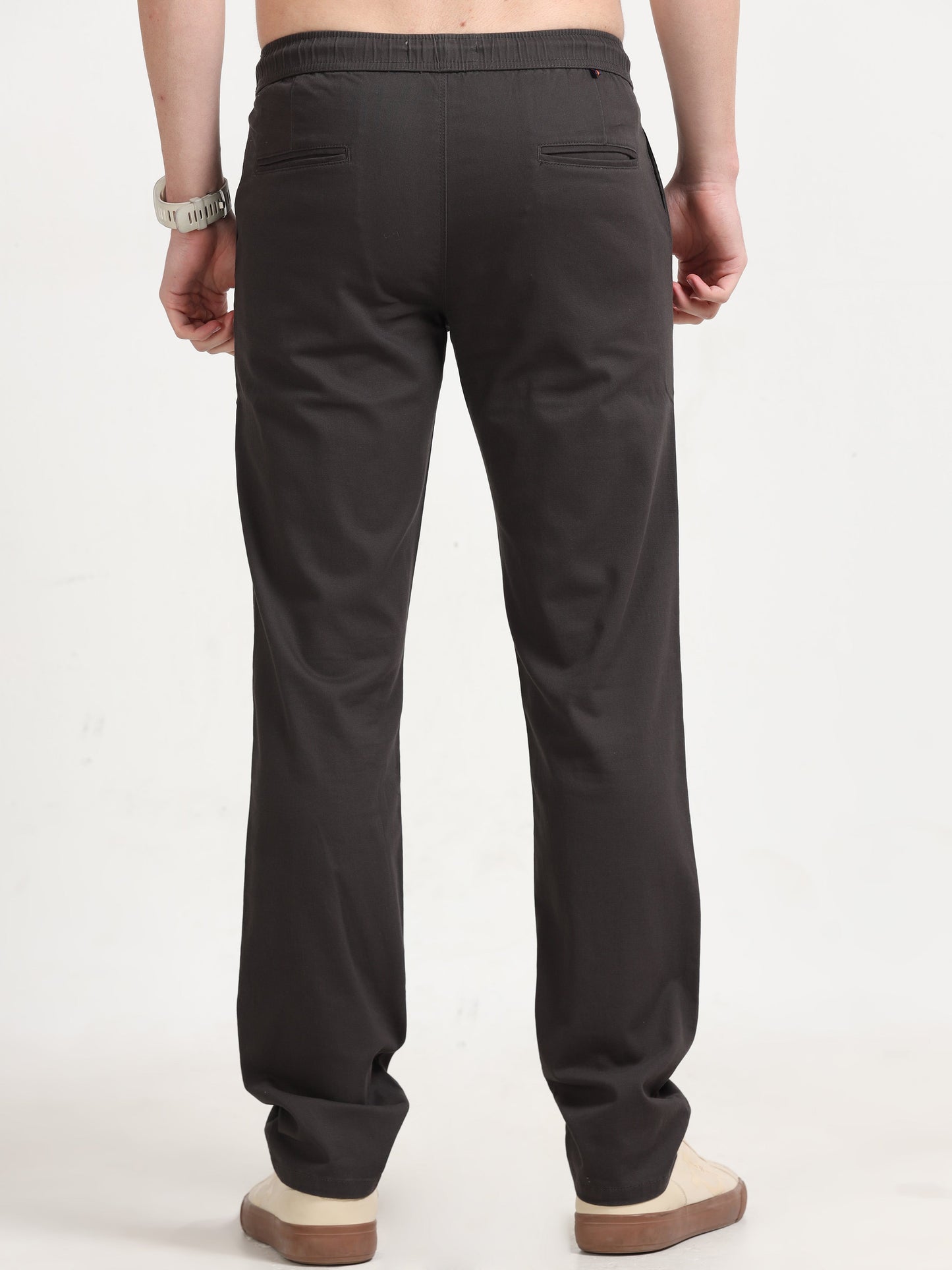 Men Lazy Linen Pleat Pant-Olive