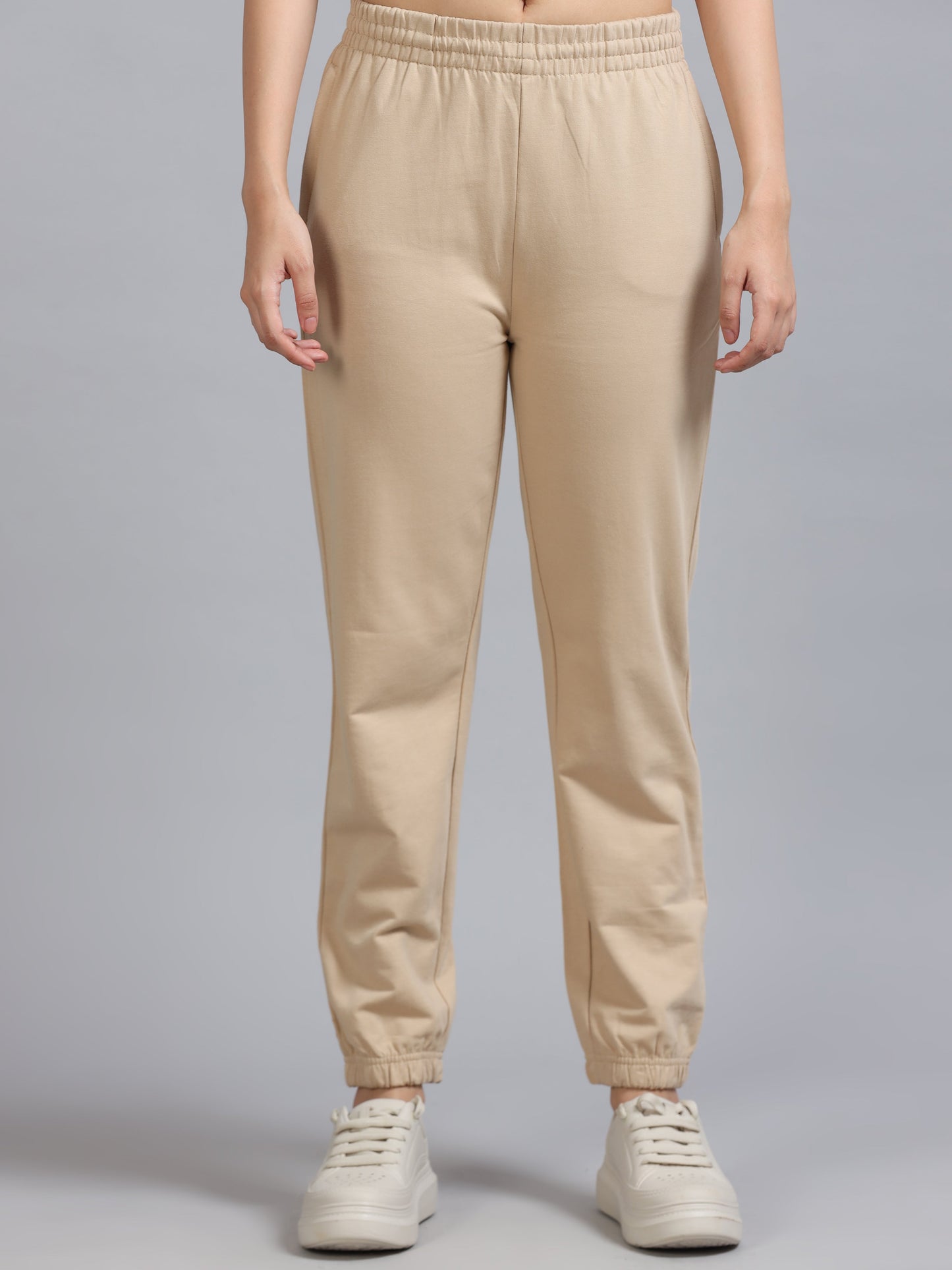 Women Jogger Pant - Beige