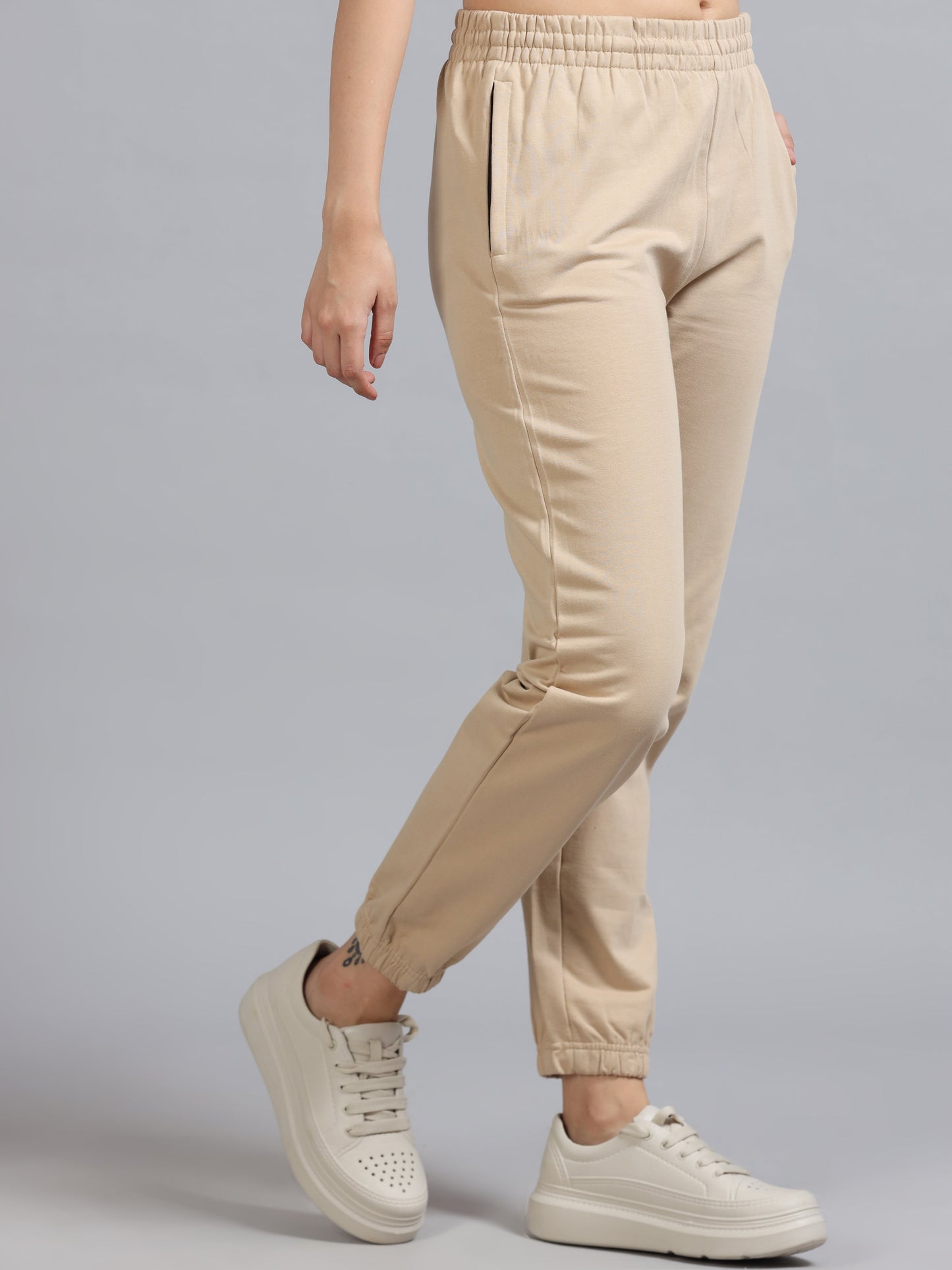 Women Jogger Pant - Beige