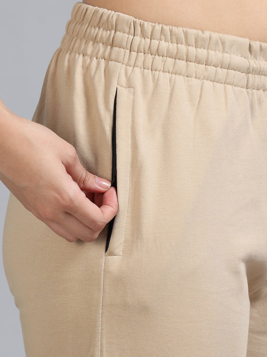 Women Jogger Pant - Beige