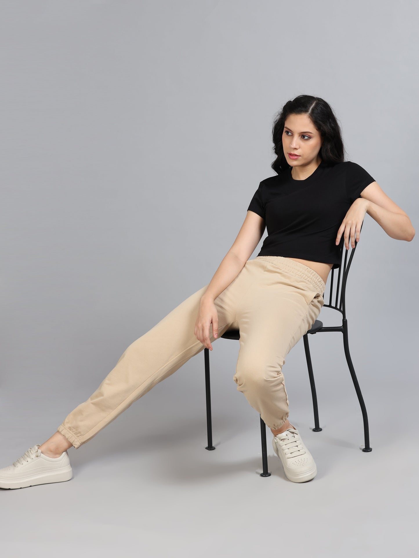 Women Jogger Pant - Beige
