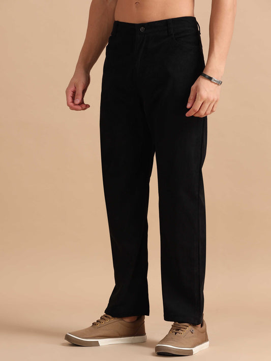 Black Corduroy Trousers