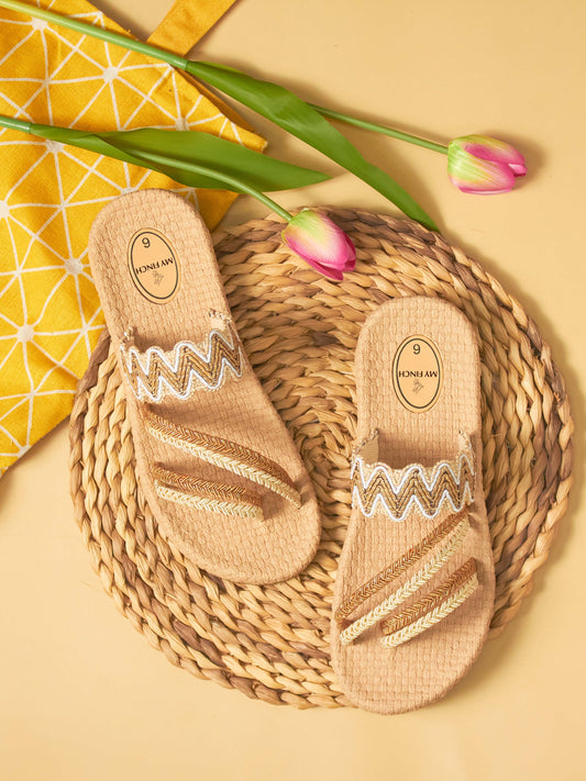 Glamorous Gold Casual Womens Footwear
