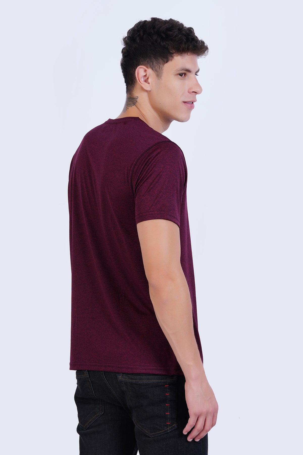 Performance Heather Crew Neck Tee