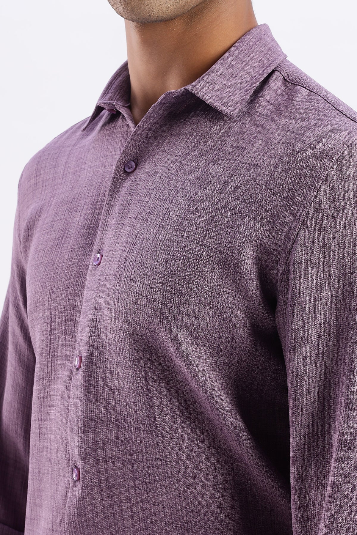 Men Air Like Linen Vintage Shirt-Lavender