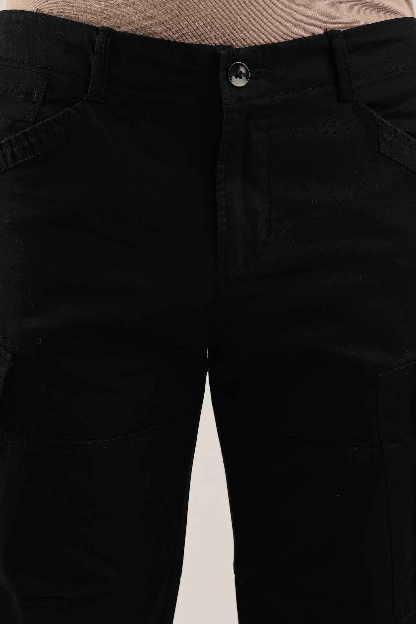 Men Heavy Air Cargo-Black