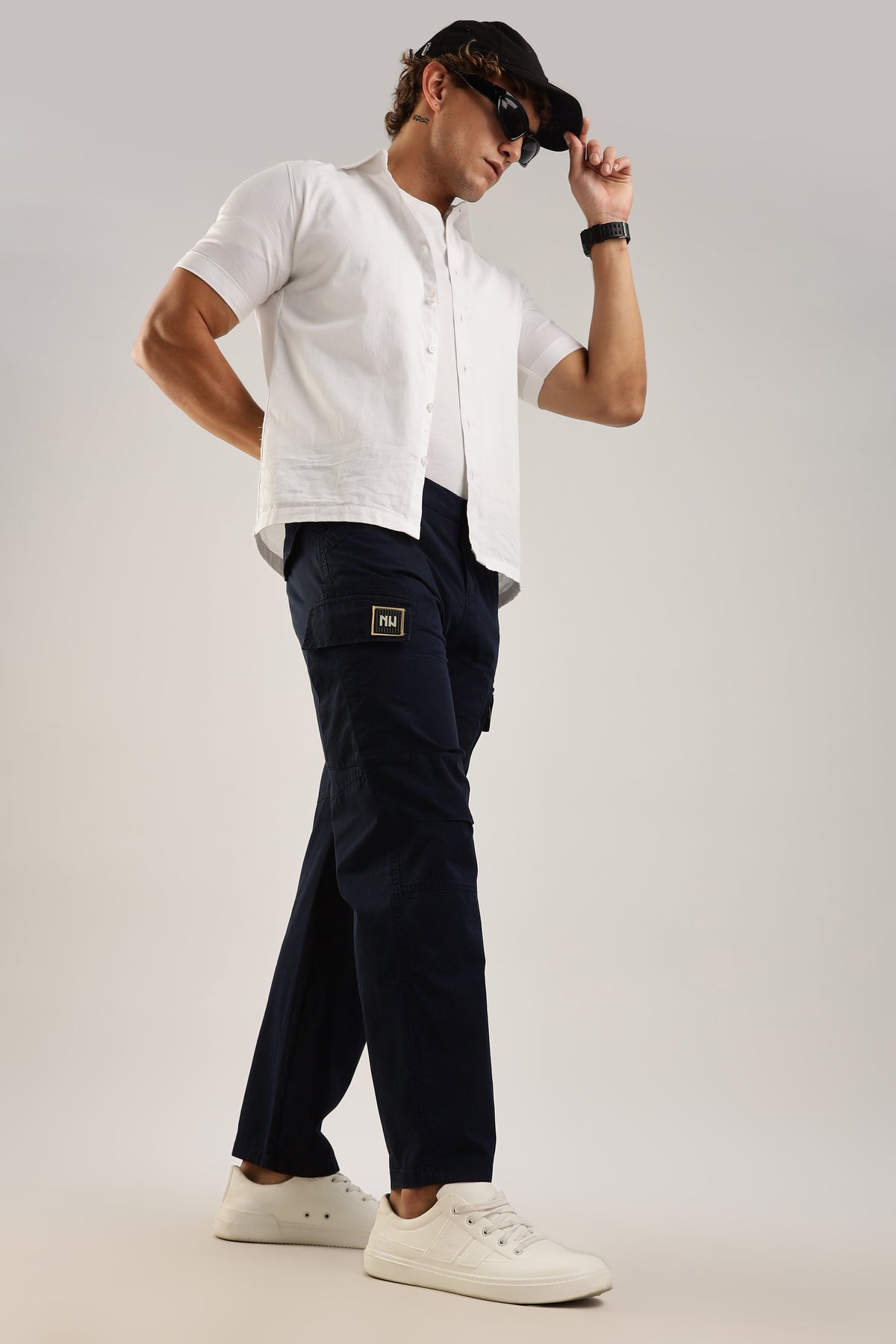 Men Heavy Air Cargo-Navy