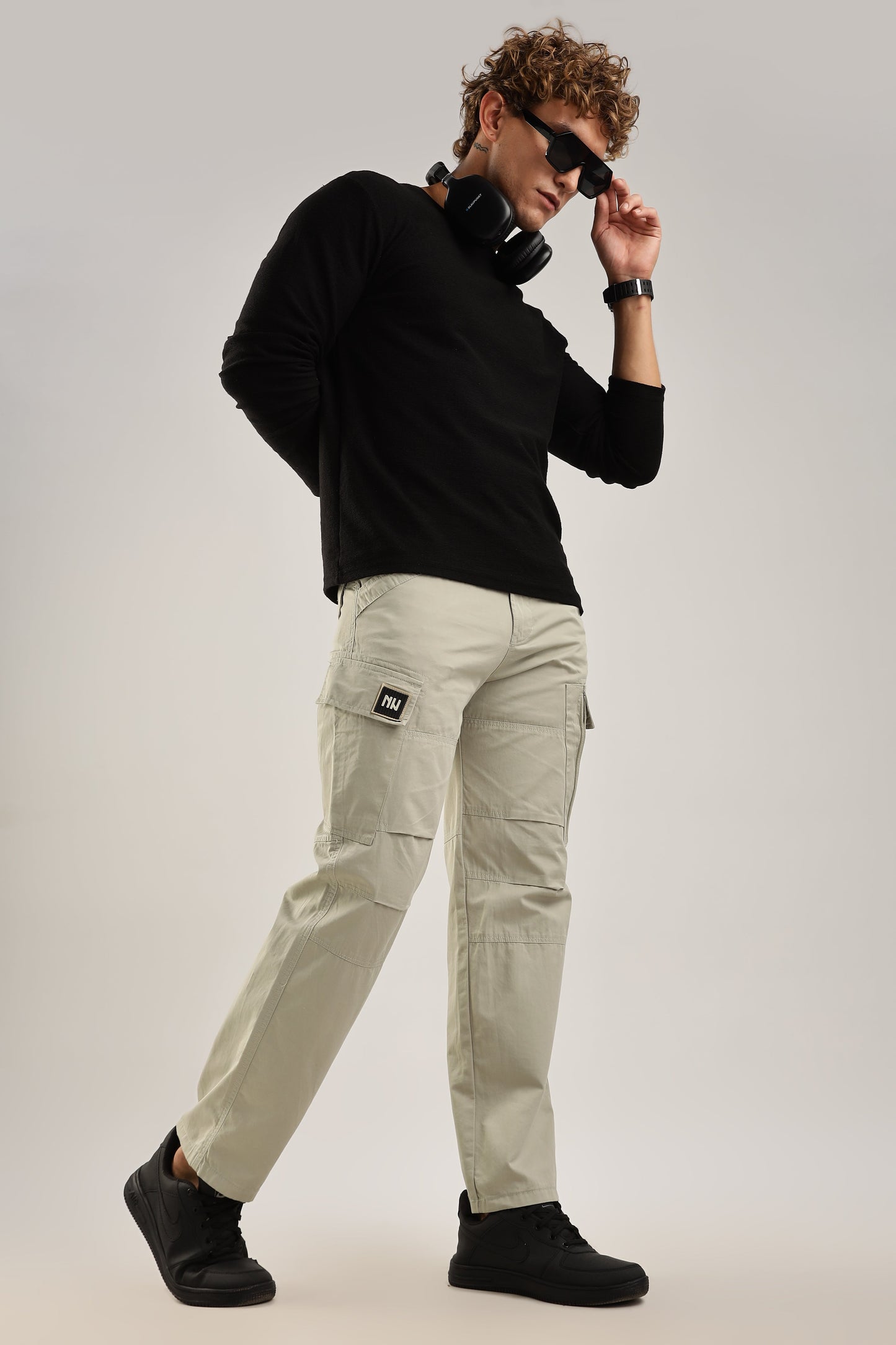 Men Heavy Air Cargo-Fawn