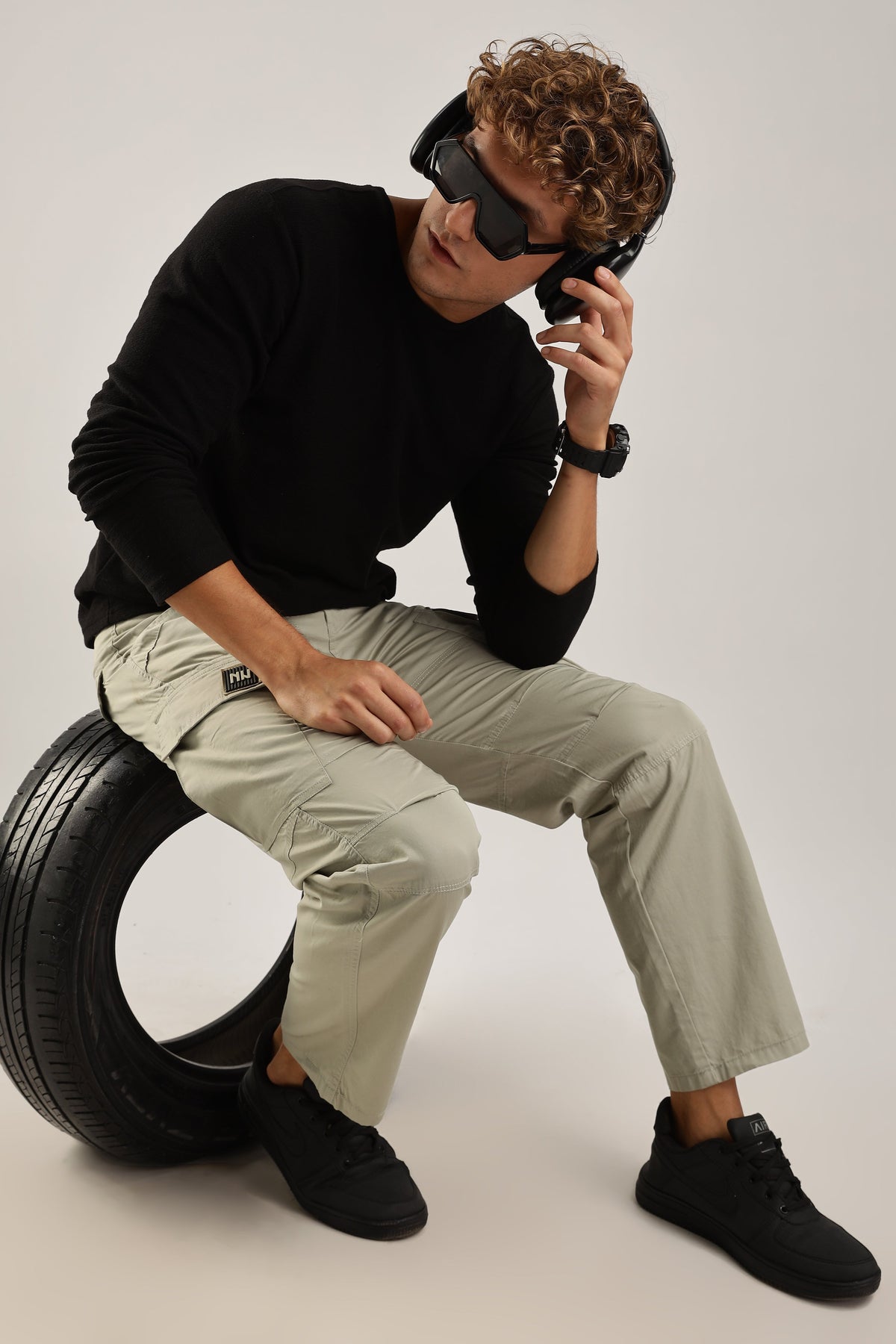 Men Heavy Air Cargo-Fawn