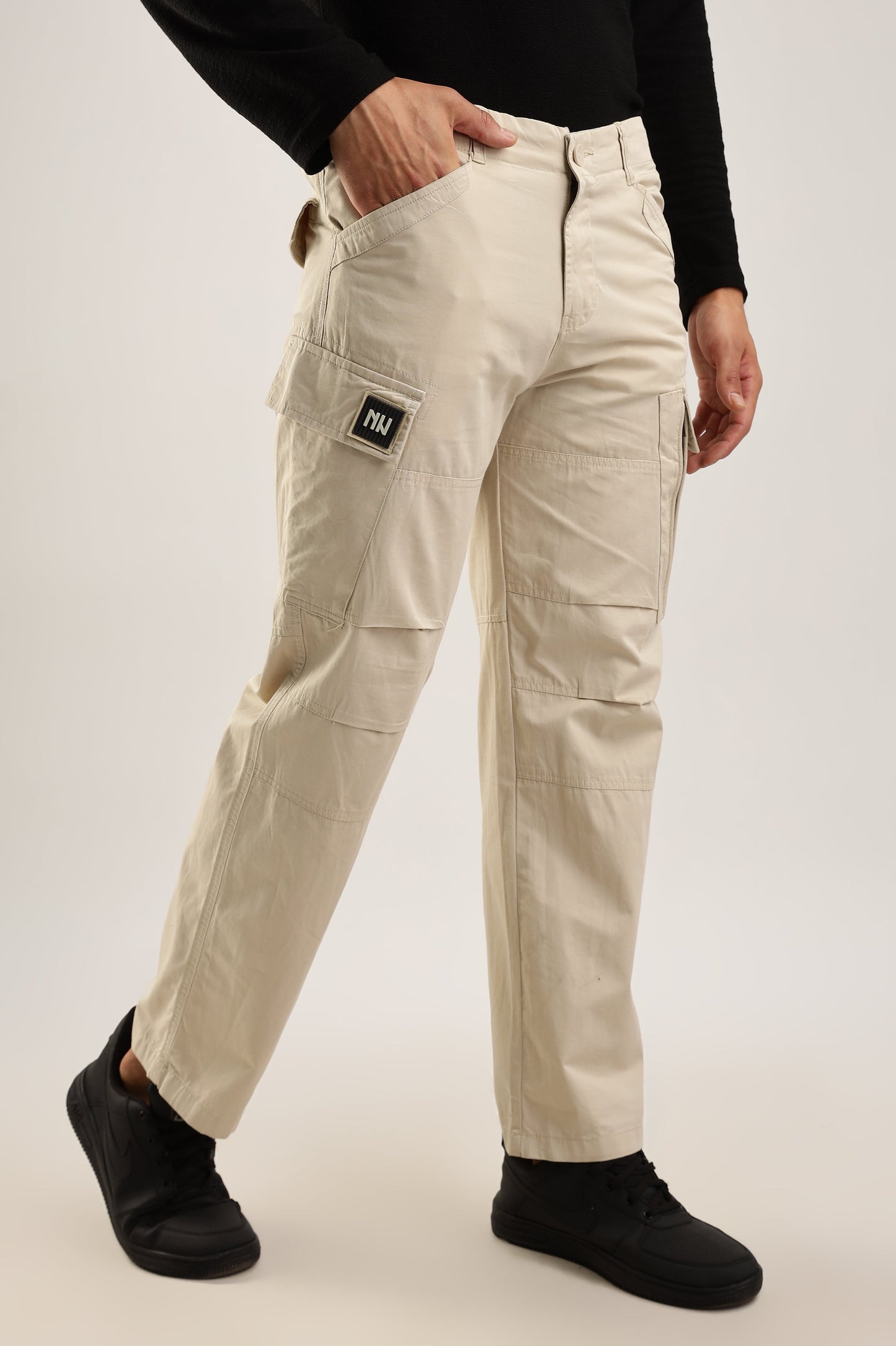 Men Heavy Air Cargo-Beige