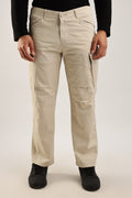 Men Heavy Air Cargo-Beige